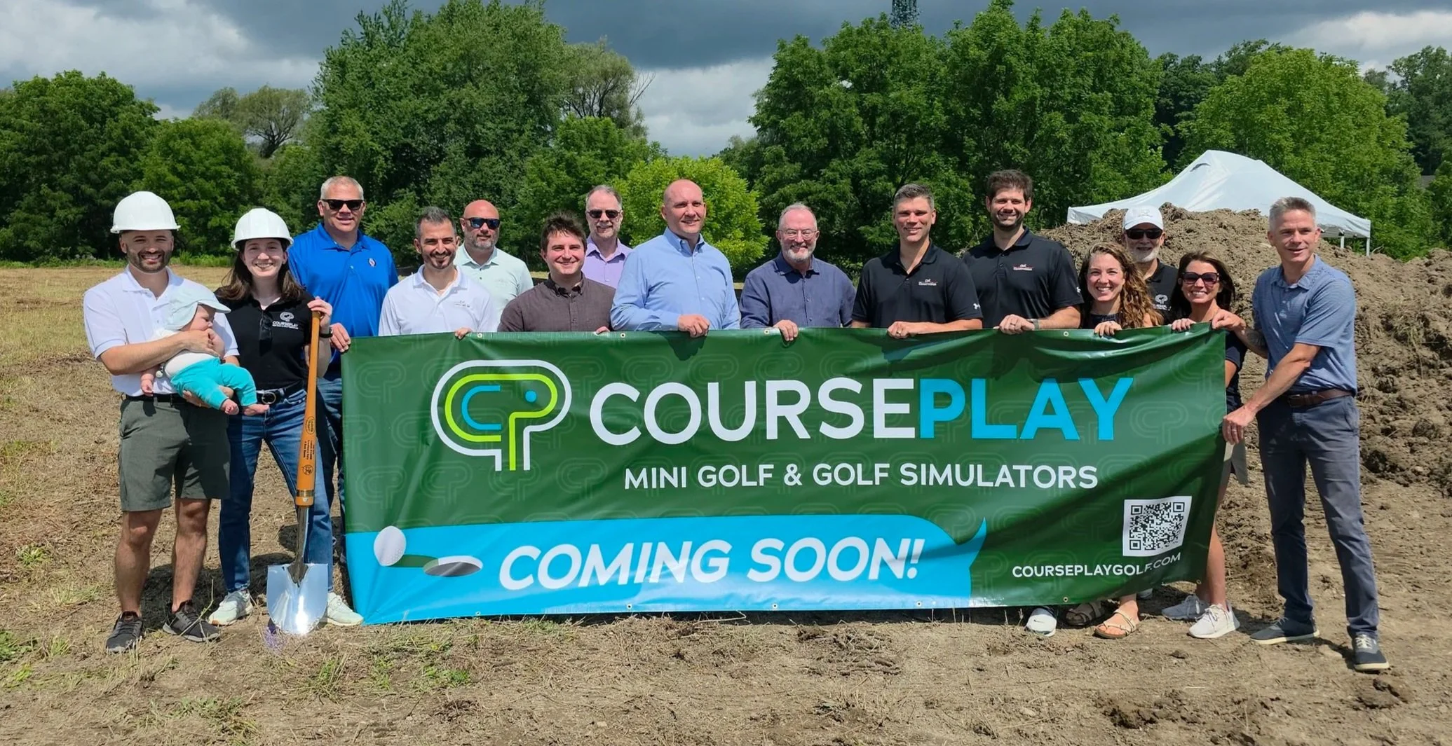 CoursePlay Groundbreaking                       Press Release