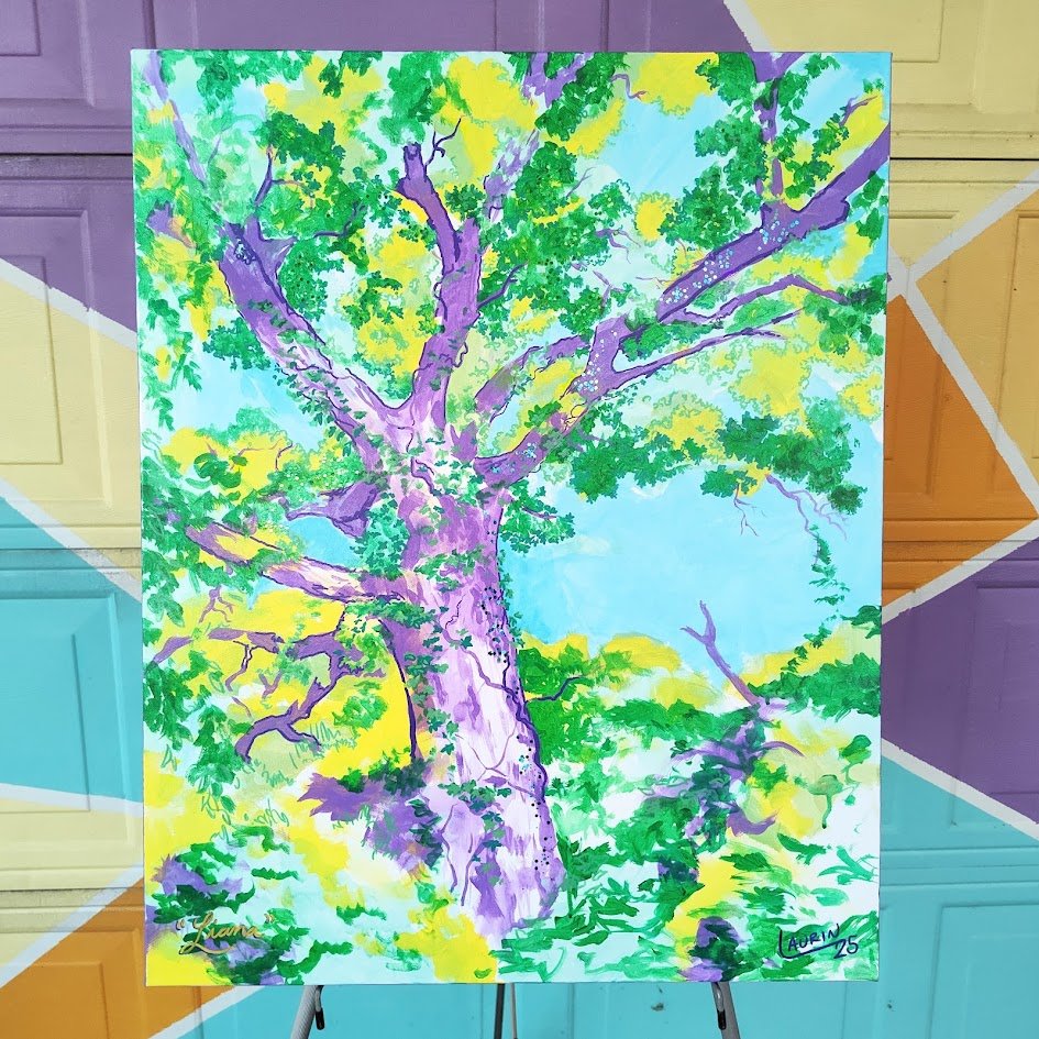 "Liana" Part of the Deciduous Divas series featuring select trees in the Lewisville, Texas parks system.