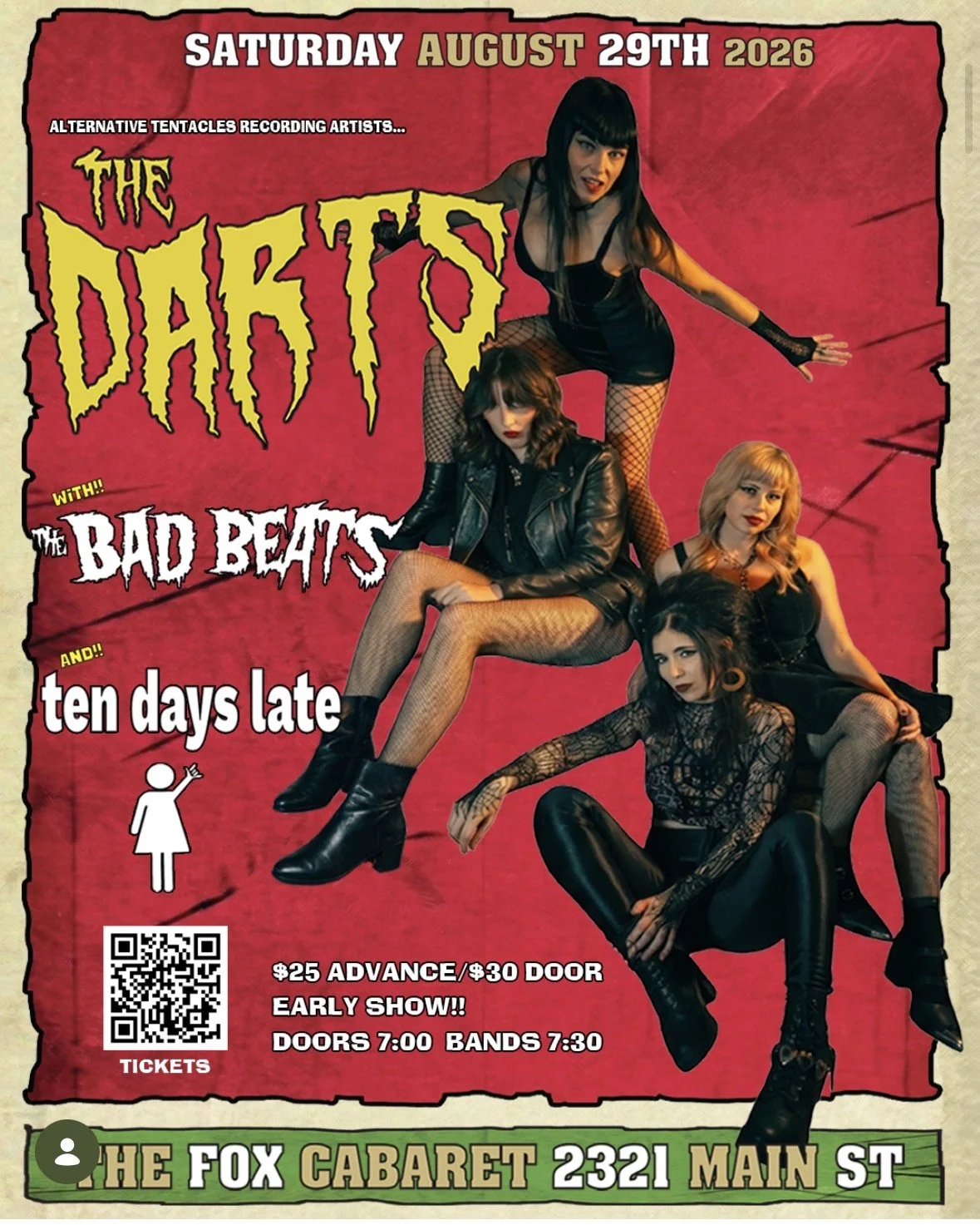 The Darts, The Bad Beats, Ten Days Late