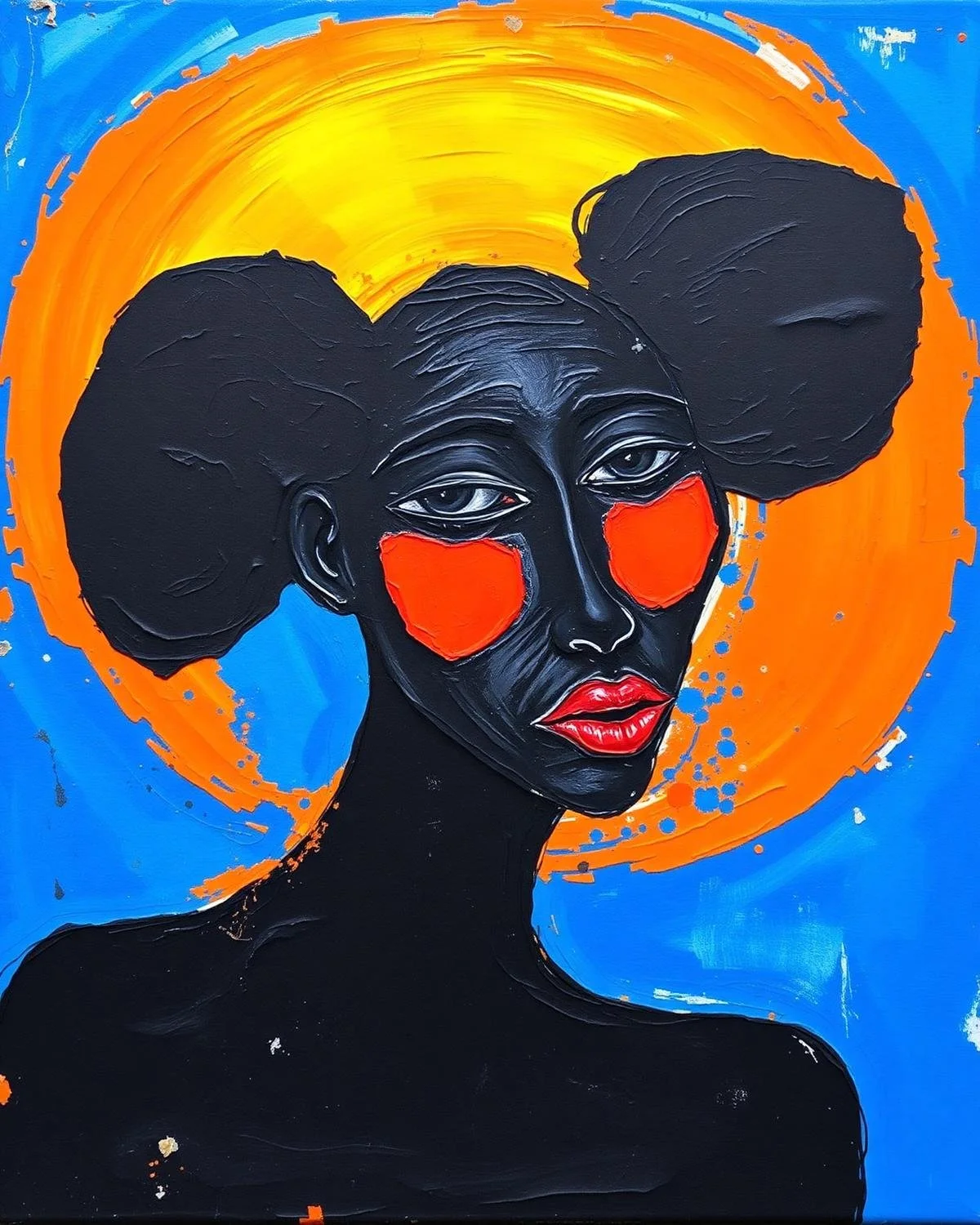Halo, In Orange — Giclée Print