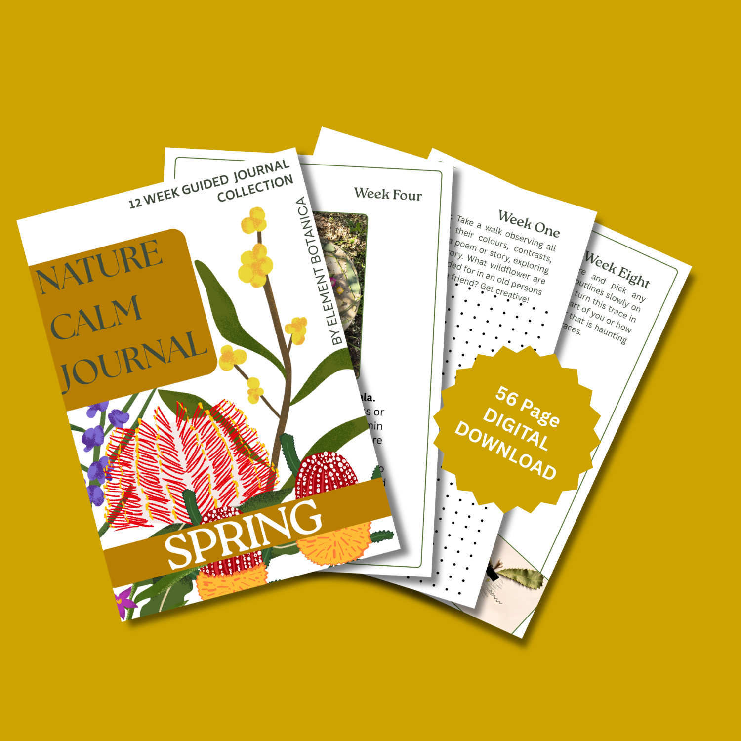 SPRING | Nature Calm Journal DIGITAL DOWNLOAD