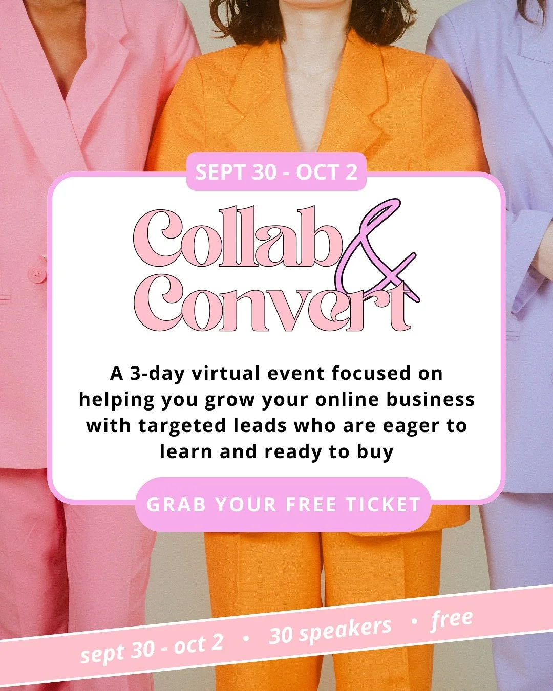 (comment &lsquo;COLLAB&rsquo;) 
💌Here&rsquo;s to Building your email list AND making sales

Collabs aren&rsquo;t just for &ldquo;exposure&rdquo; or slapping your face on another promo graphic. 

When you do them right, they bring in people who actua