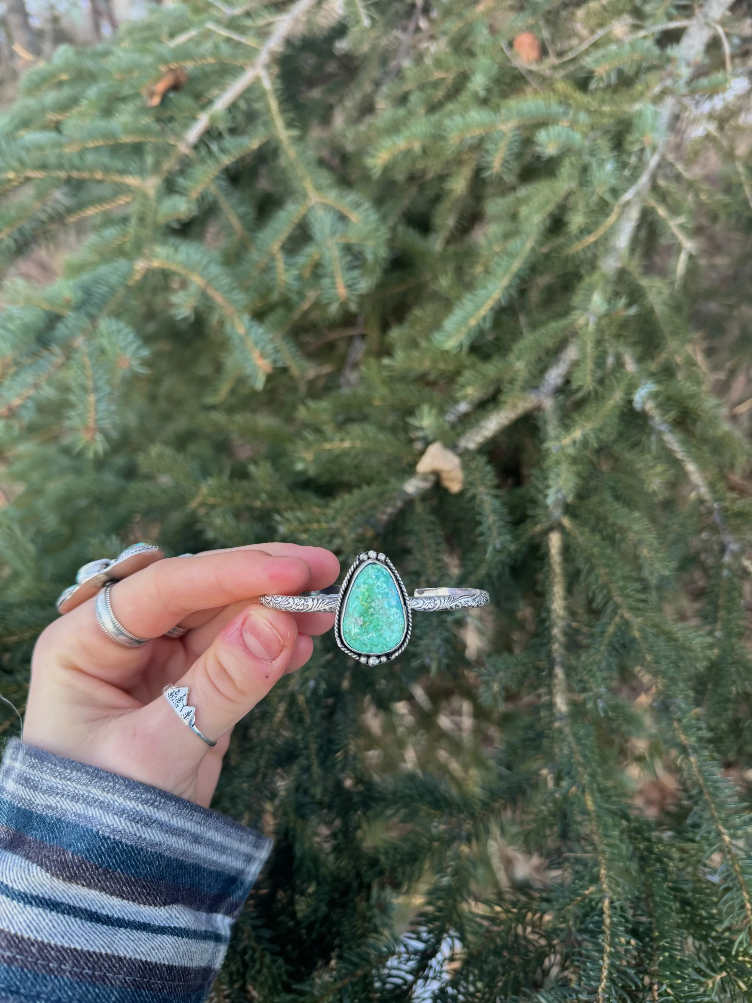Turquoise cuff bracelet