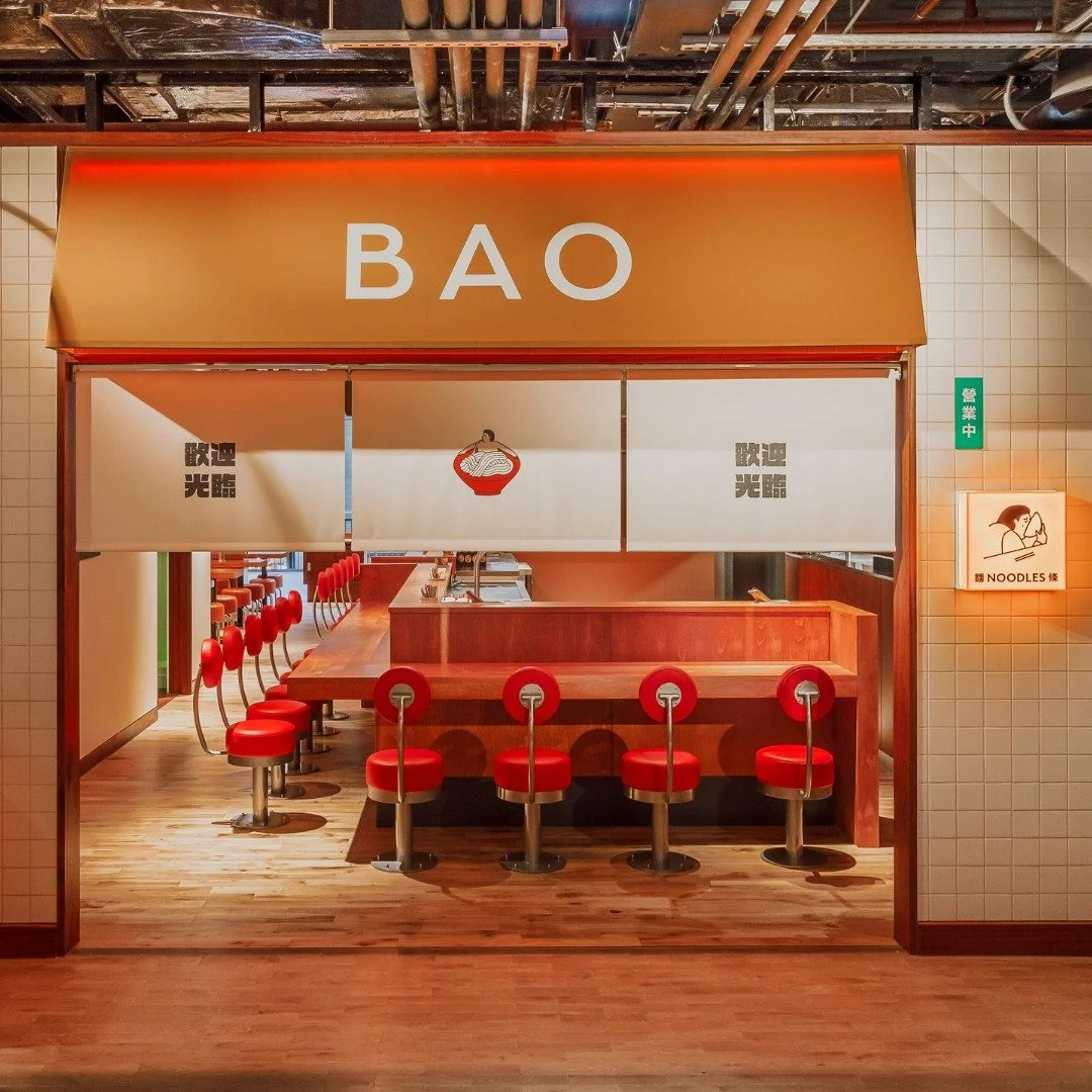 BAO BATTERSEA PARK, LONDON 

Creative Consultant: Studio Brasier 
Interior Design: Maths Design 
Furniture Curation: Inside Out Contracts