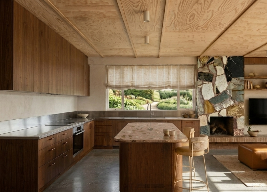 ROBERTSON FARM, CASTLEMAINE  (concept)  

Interior Design & Project Management: Studio Brasier
 Completion Due 2027