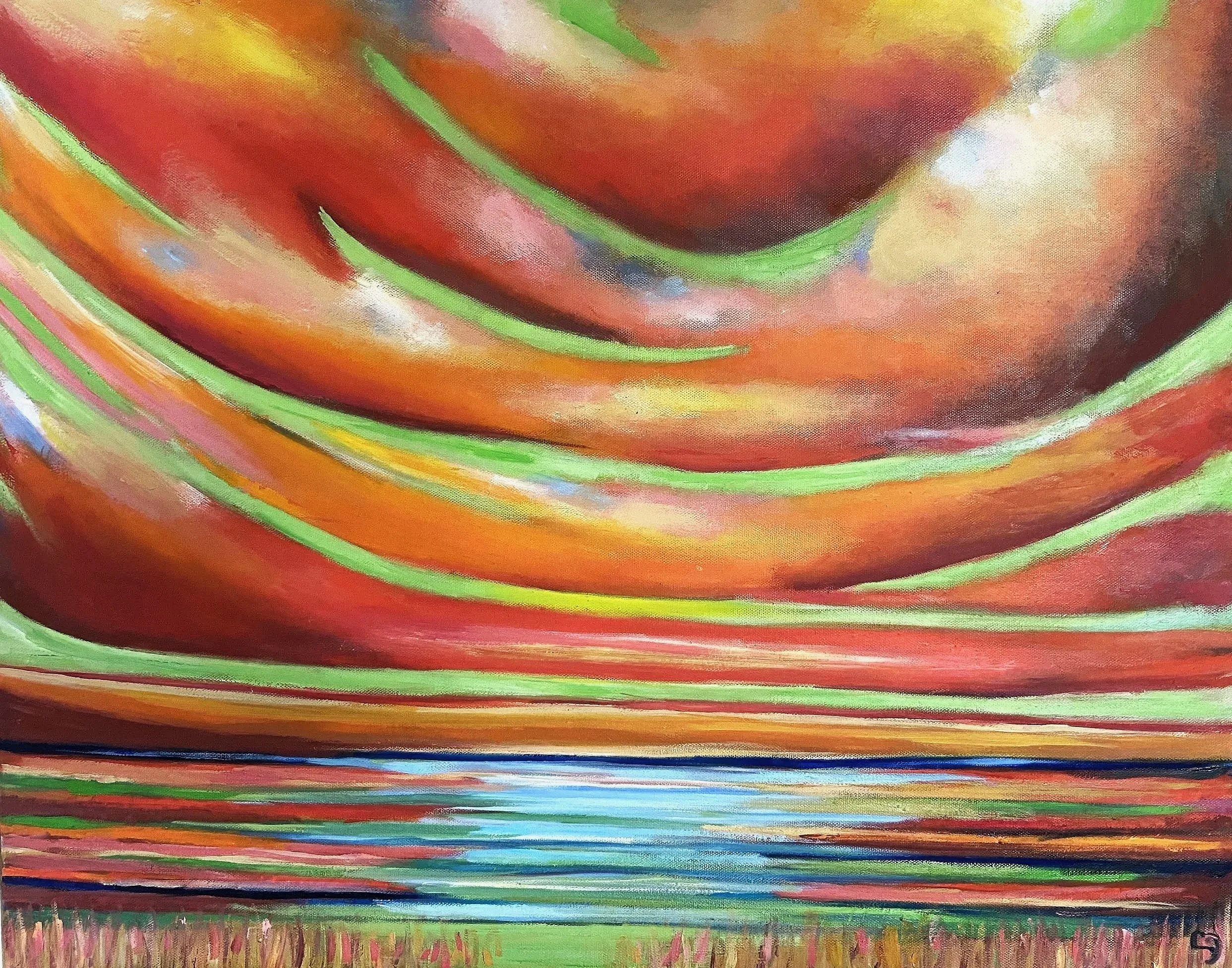 Red Sky Requim for a Friend (sold)