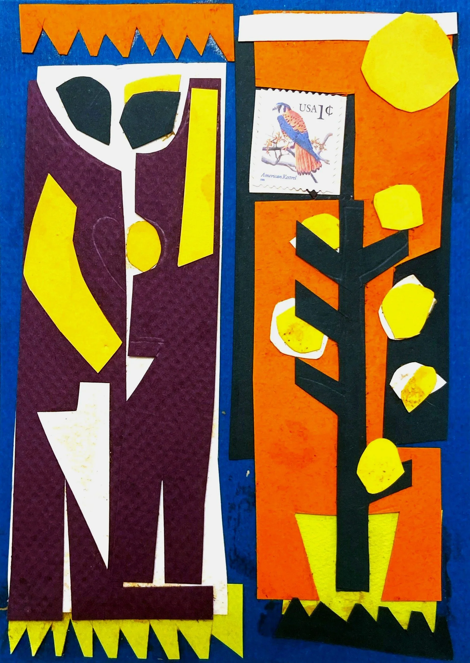 CONVERSATION NEAR THE FRUIT TREE - He saw her in the distance, under the fruit tree and stopped working - They talked for hours - not a word was spoken