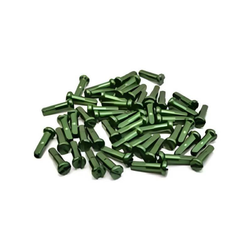 NIPPLES PRIMO ALUMINIO 16MM 50/ PZAS VERDE