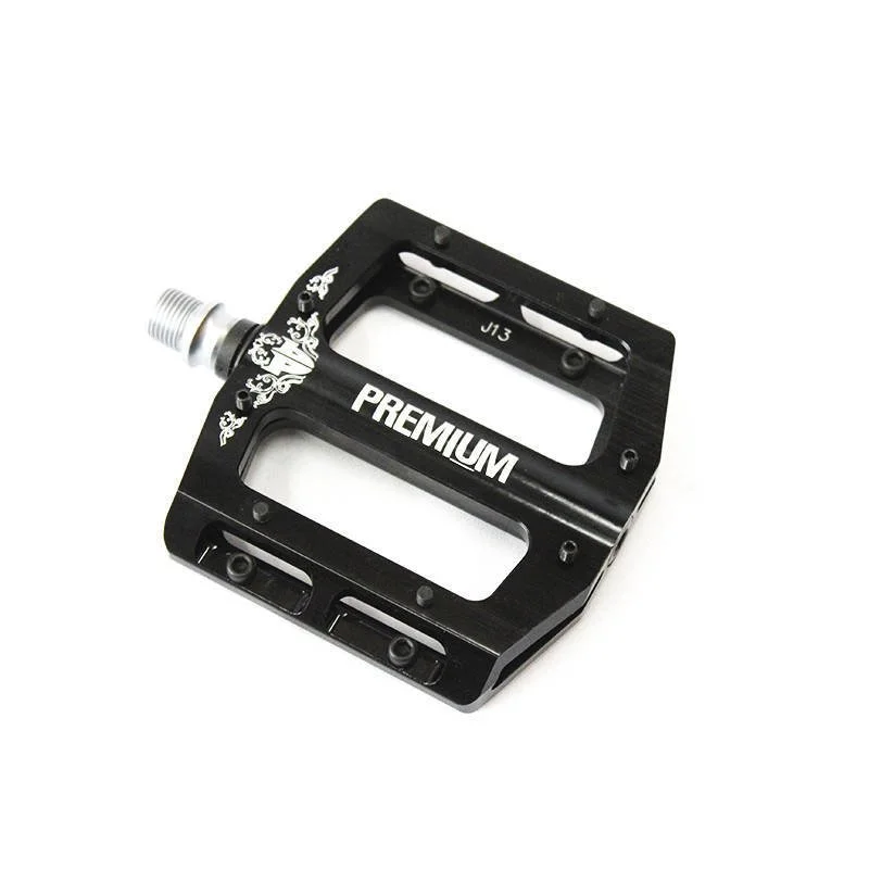 PEDALES PREMIUM SLIM ALUMINIO 9/16 NEGRO