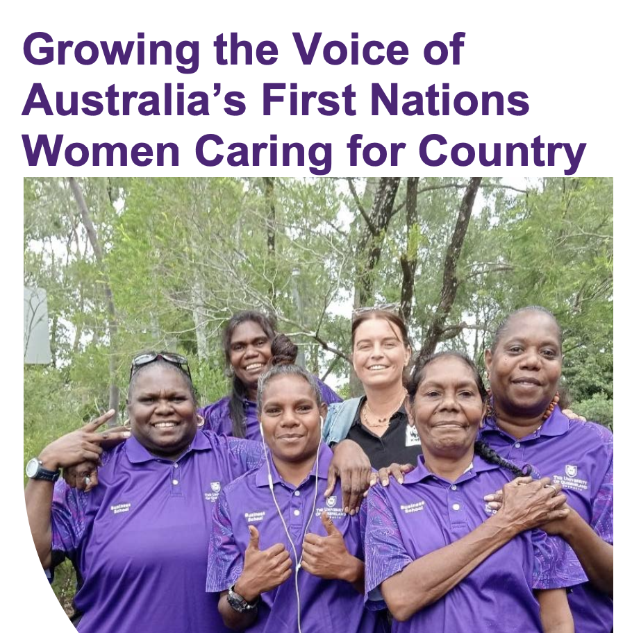 Growing the Voice of Australia’s First Nations Women Caring for Country