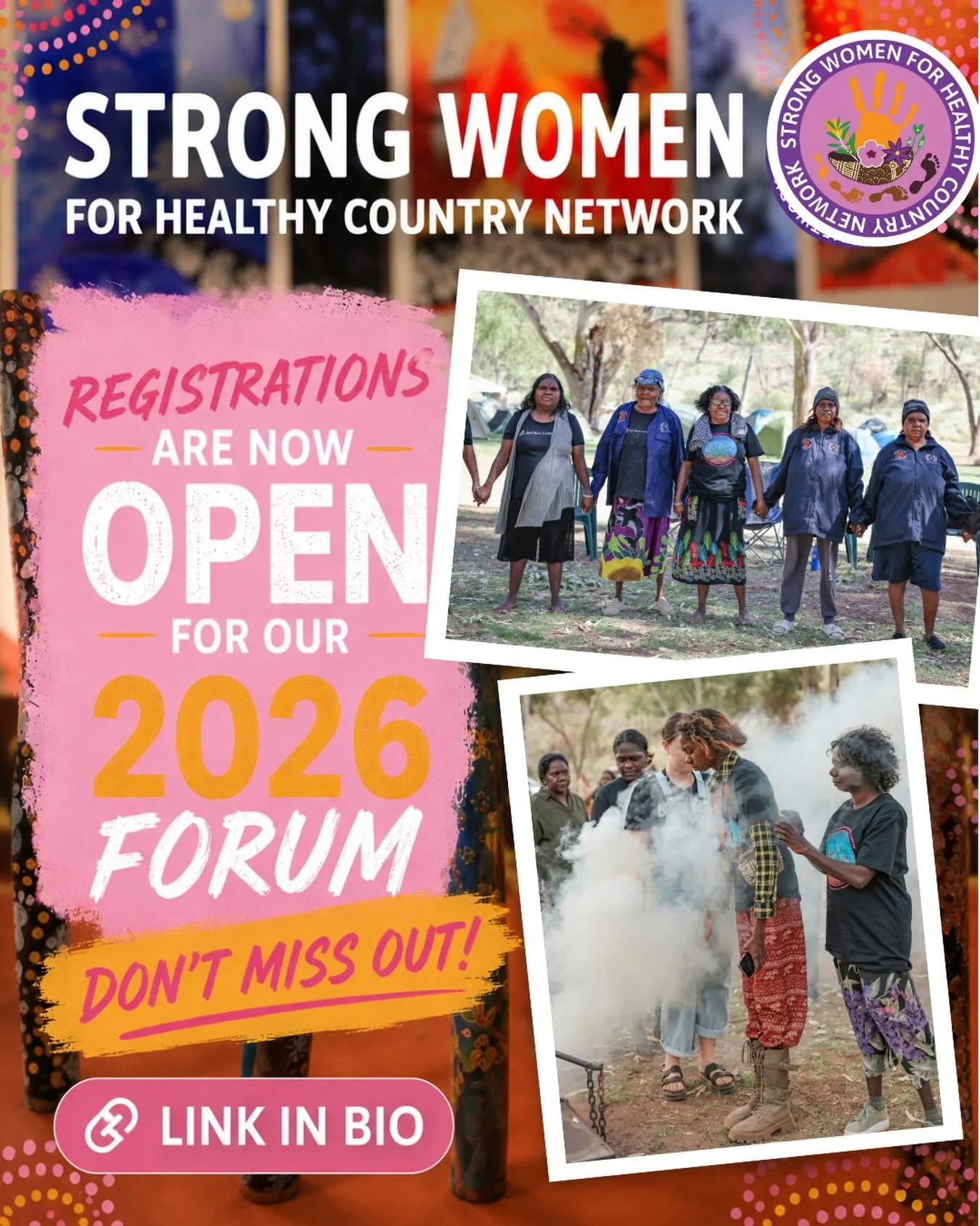 We are thrilled to announce that Registrations are OPEN for this years forum!!! Held this year 18-20 August, Bawurrbarnda (Emu Springs), Central Arnhem Land. 

Link in bio! 

We can&rsquo;t wait to see you all again soon! #Firstnationswomen #strongwo