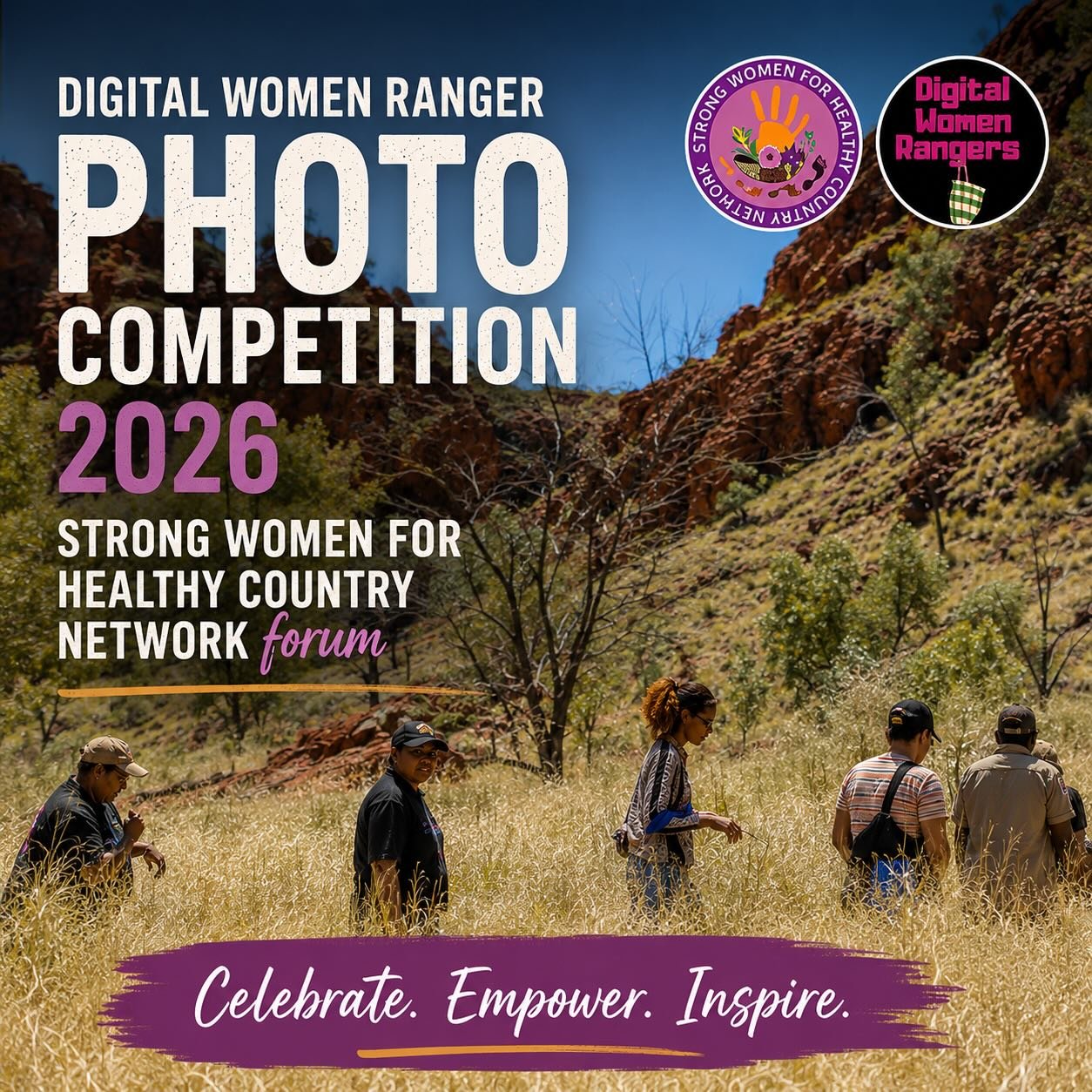 We are excited to announce that SWHCN is partnering with the @digitalwomenrangers who will host a Photo Competition to be exhibited at this year&rsquo;s forum. 

Entries are open to Territory candidates, Caring for Country showcasing &ldquo;Two-way L