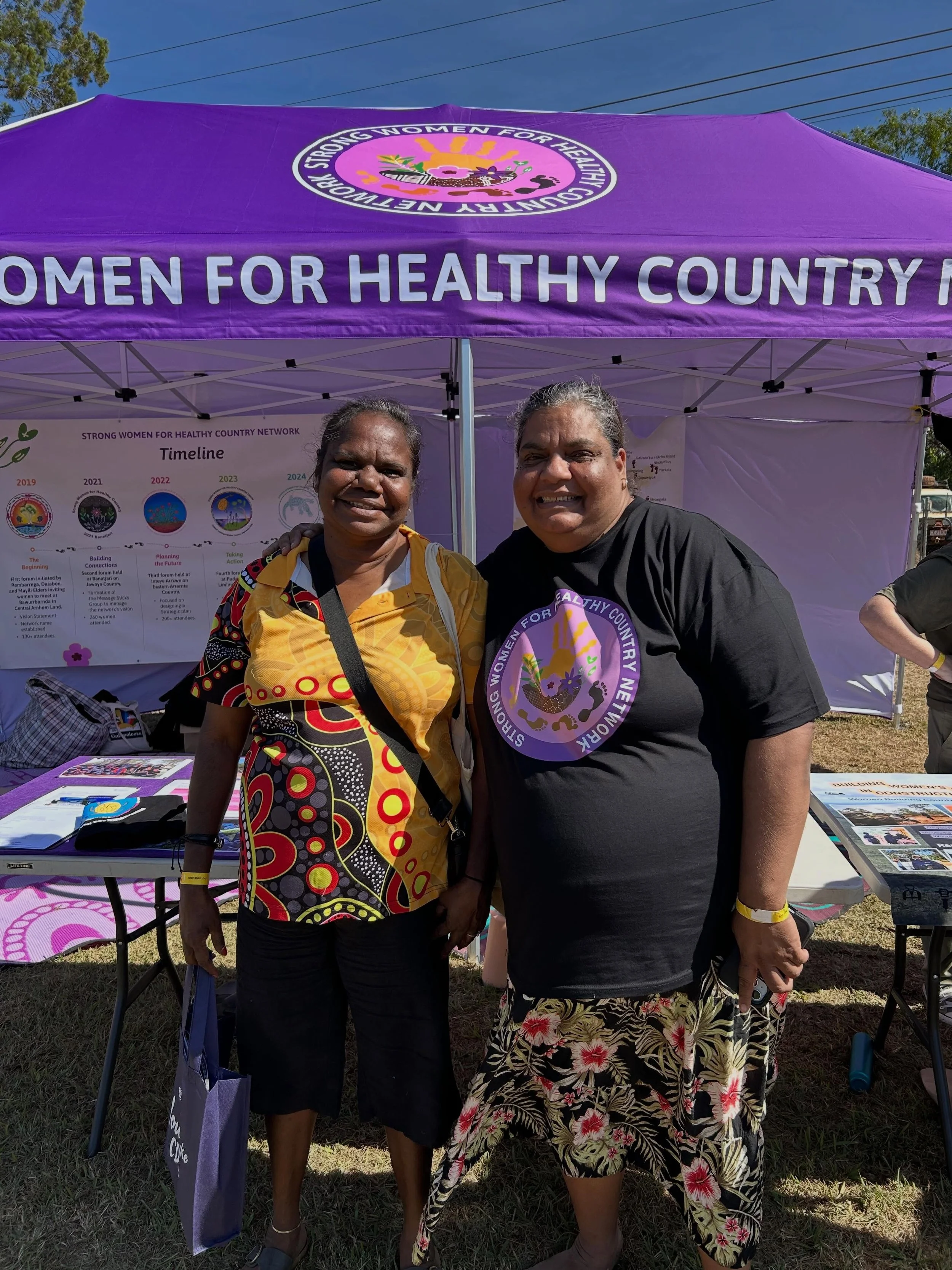 It&rsquo;s a beautiful day here at Barunga Festival. Margie our Program Manager and Director Karen pictured here and enjoying a yarn. We&rsquo;ve been sharing our story with lots of lovely people that are really impressed, inspired by and supportive 