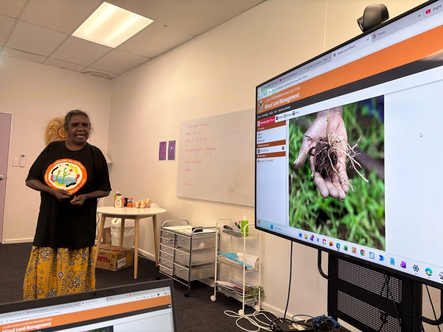 The last two days the BBU team, Mimal Ranger Development Coordinator and some of the Mimal LOC Elders have been completing some of the Training and Assessor (TAE) units with WANT Training Services. The team has been learning about LLND requirements a