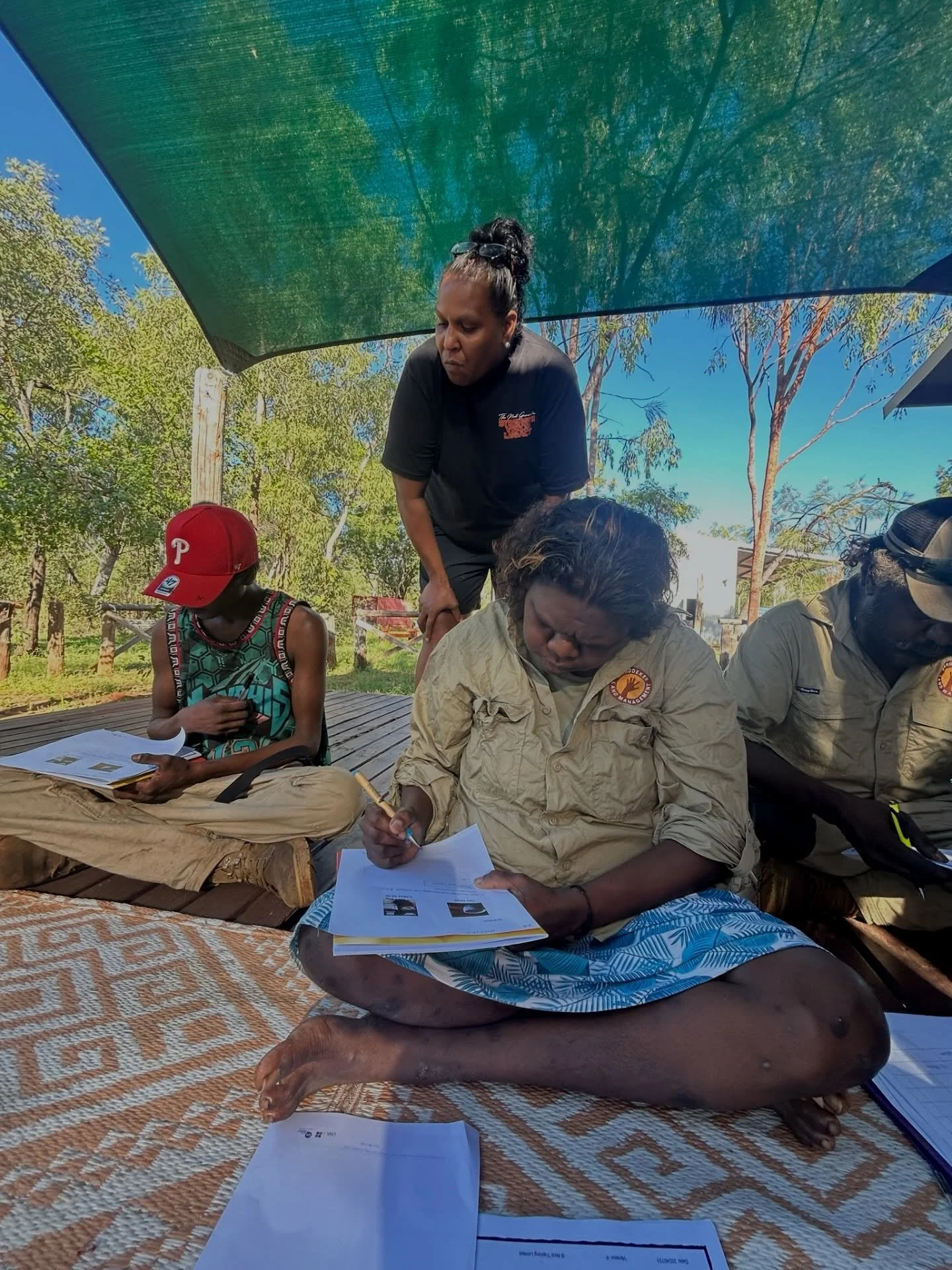 Training was delivered out at Manmoyi last week -  Cert I Vocational Skills Training (foundation skills).

This training aims to create professional developments opportunities for employment anywhere &ldquo;So they can be more deadly in the workplace