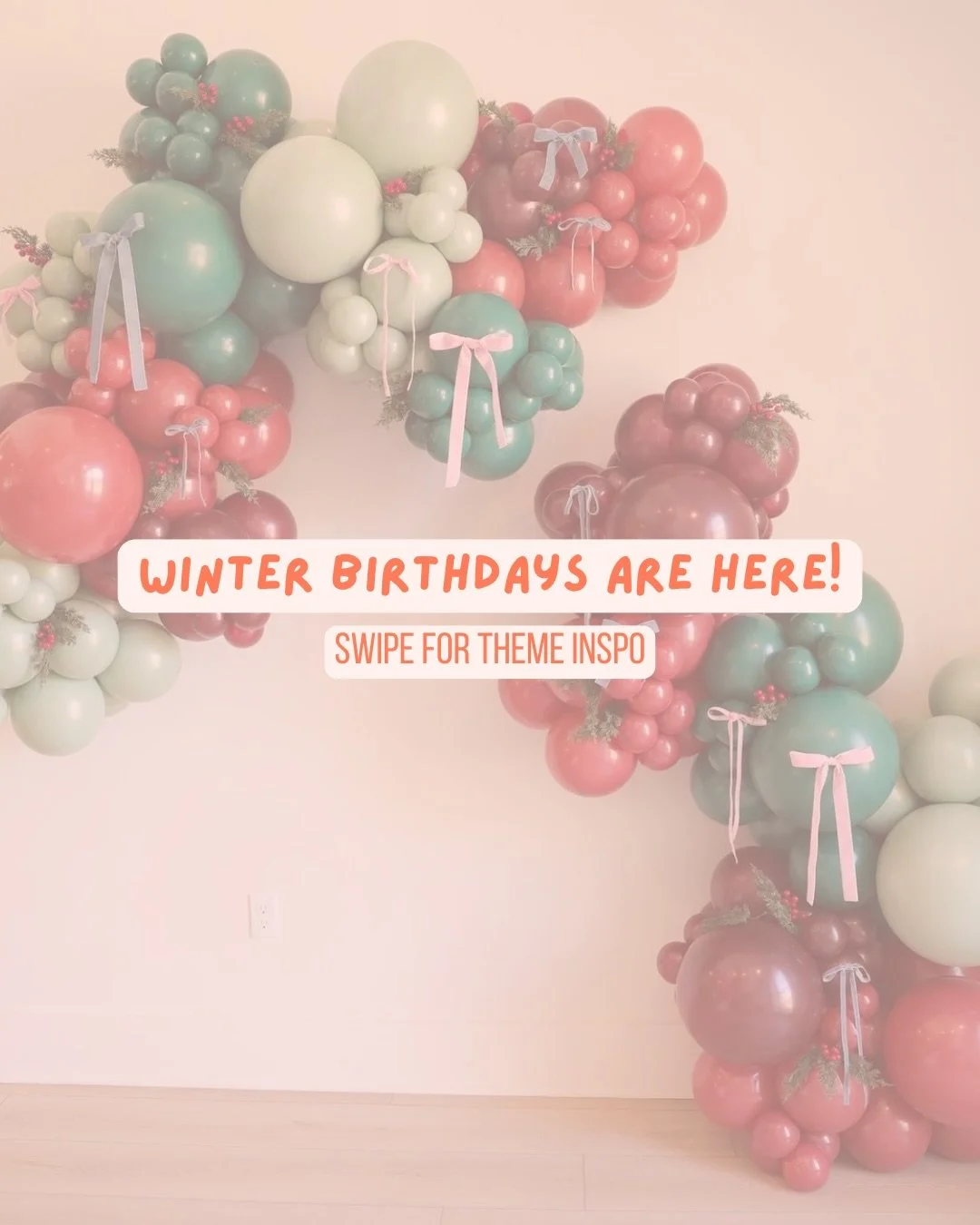 Winter birthday magic, all in one place❄️✨ Save this &amp; reach out to book your little one&rsquo;s winter celebration now.🤭