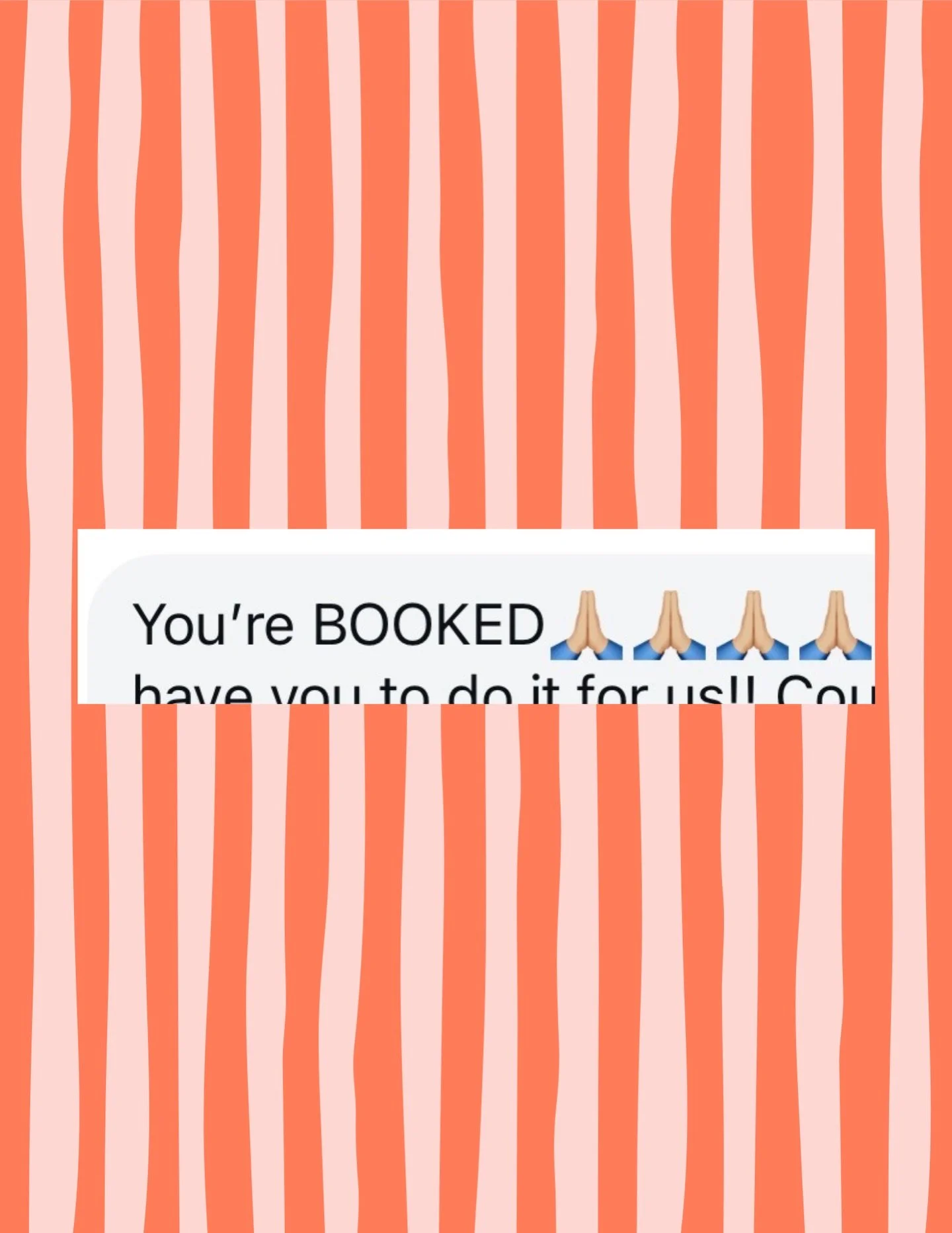 My first &lsquo;you&rsquo;re booked!&rsquo; 🥹✨ A few spring &amp; summer birthday chats are already underway and I couldn&rsquo;t be more excited!!🫶🏼