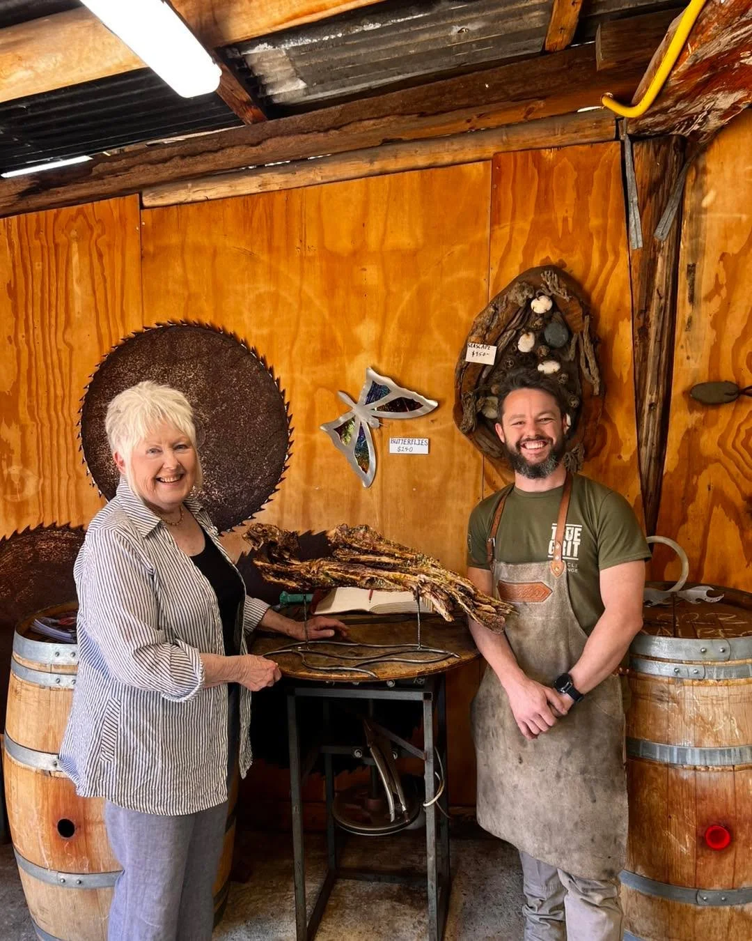 I love to see someone&rsquo;s vision come to fruition! Galia came to me with a beautiful piece of tee tree root that was chosen for a mosaic sculpture, she had finished the sculpture but it needed a display stand so it could be admired from all angle