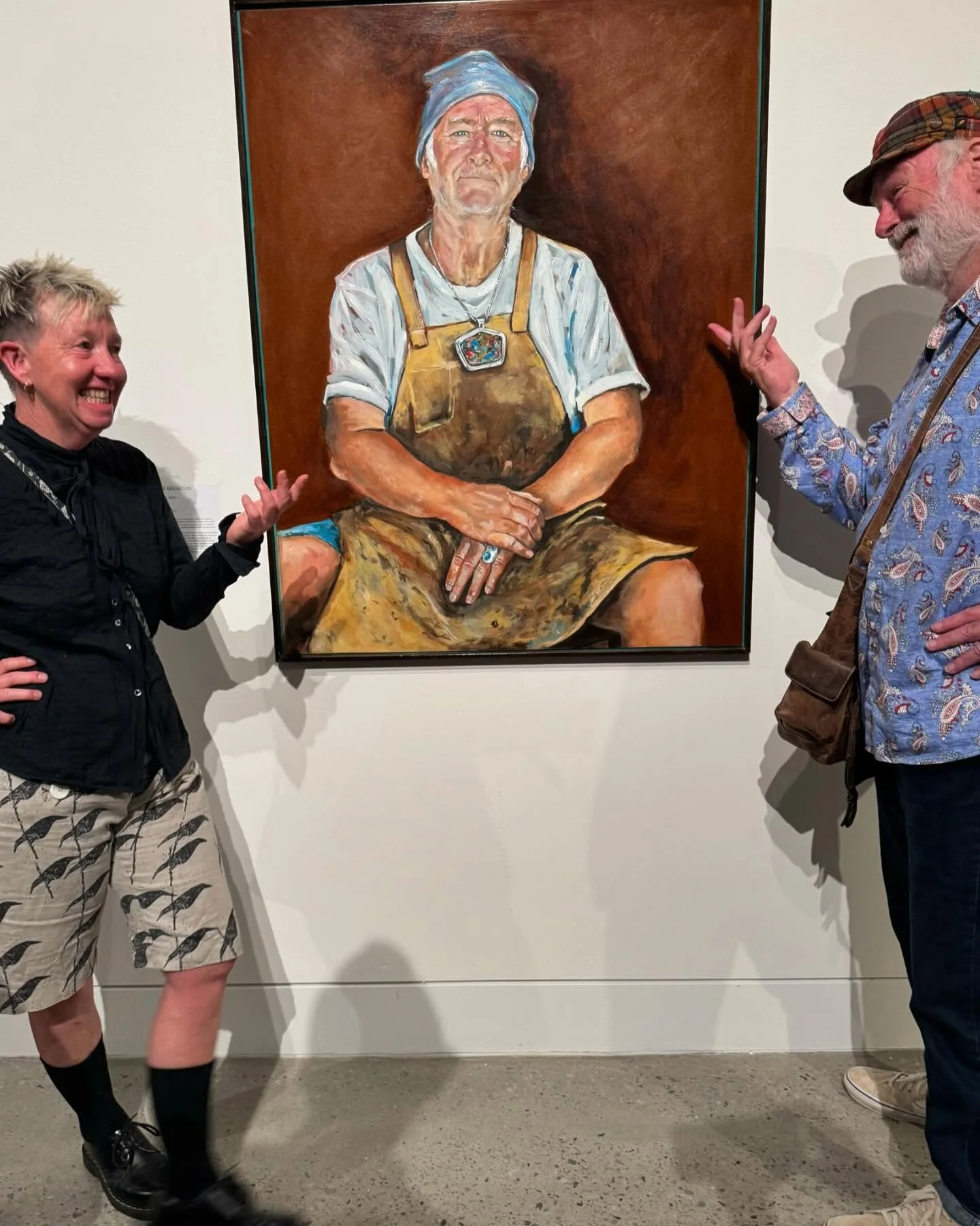 Loving this portrait from @indigojo60 of yours truly for the Blue Mountains Portraits 2025 exhibition, she is such a great artist! Thanks Jo🙏