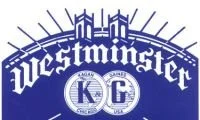 Westminster logo with text and decorative elements