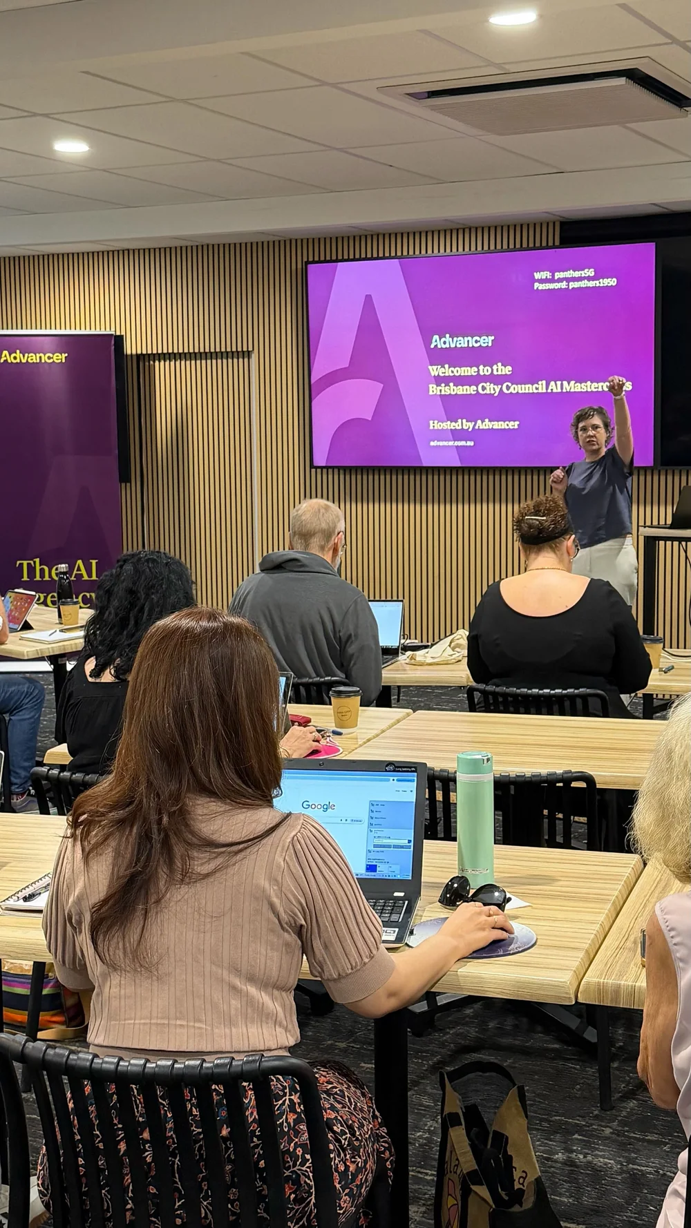 Advancer AI Masterclass — workshop tables