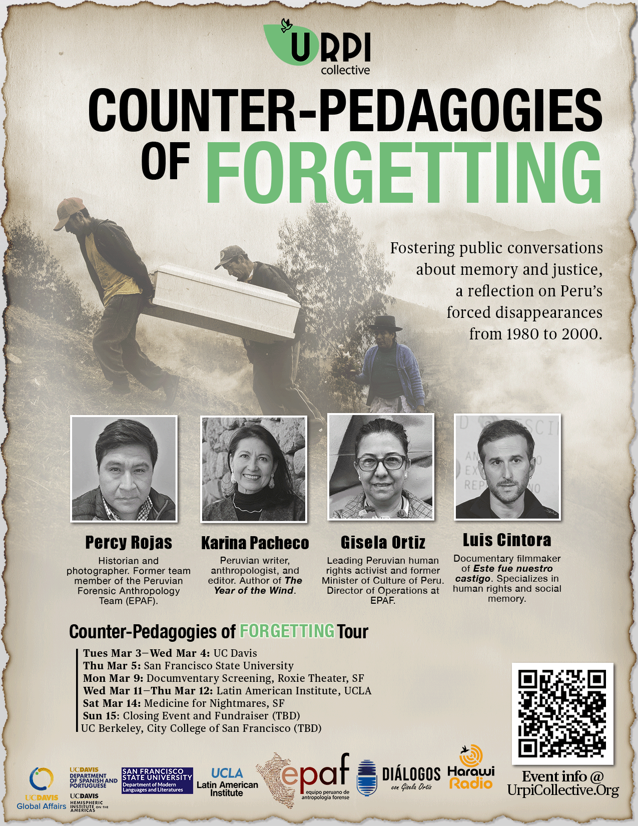 Counter-Pedagogies of Forgetting: A Gathering on Image, Archive, and Literature in the Face of Enforced Disappearance (Peru, 1980–2000) 
