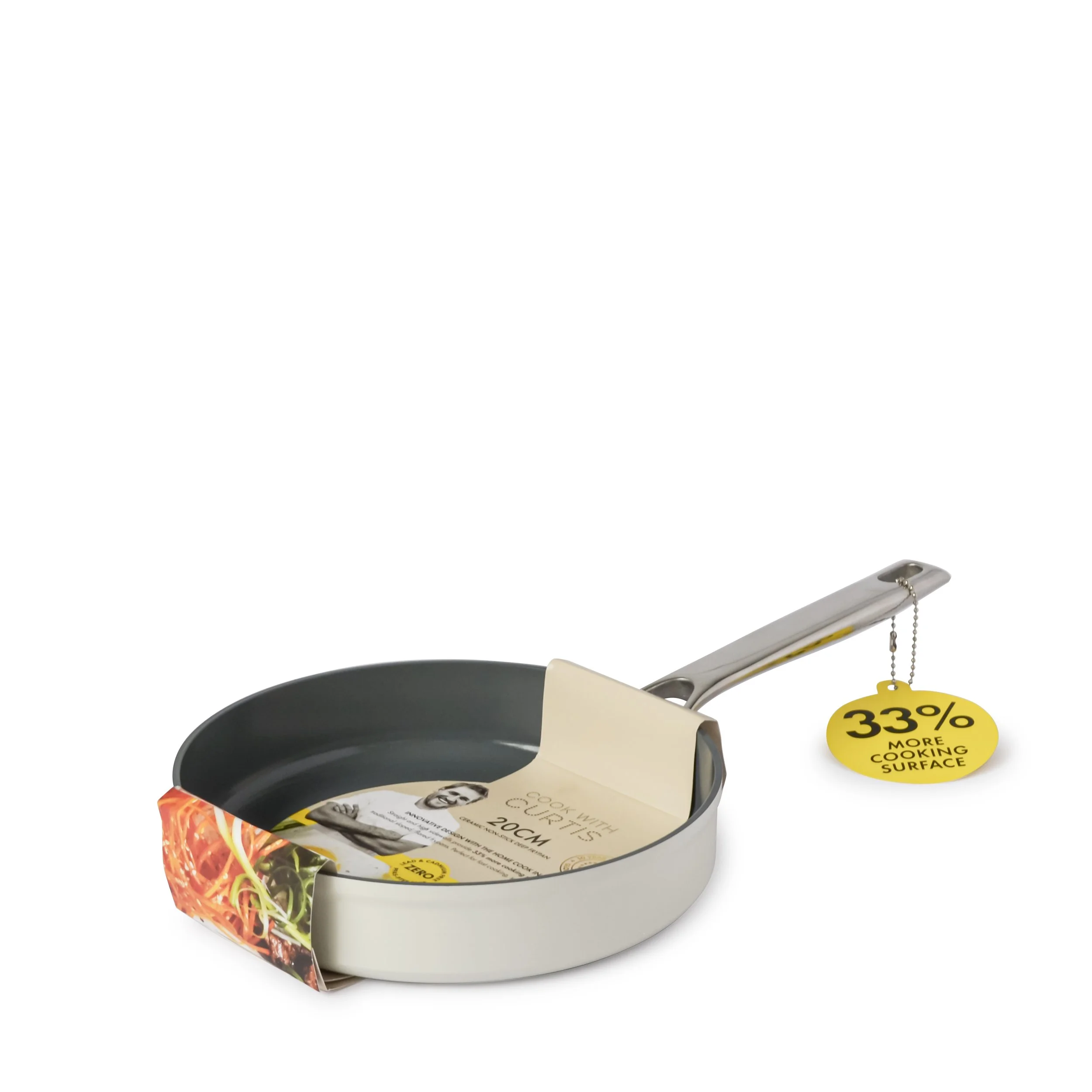 20cm CERAMIC NON-STICK DEEP FRYPAN