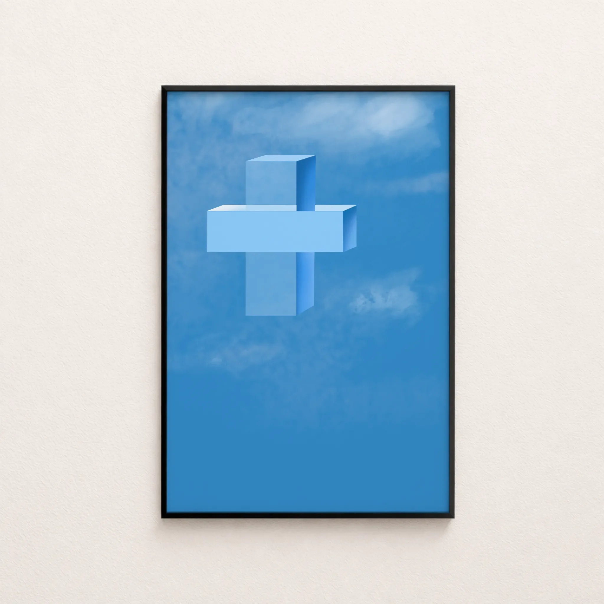 A Surreal Cross | Printable Wall Art