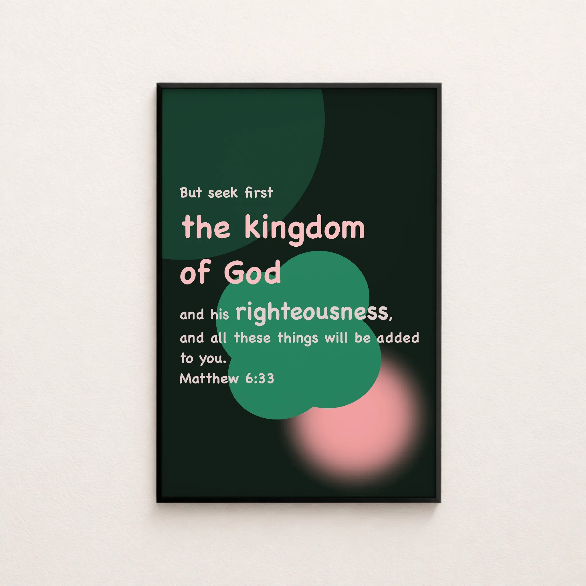 Seek First the Kingdom of God