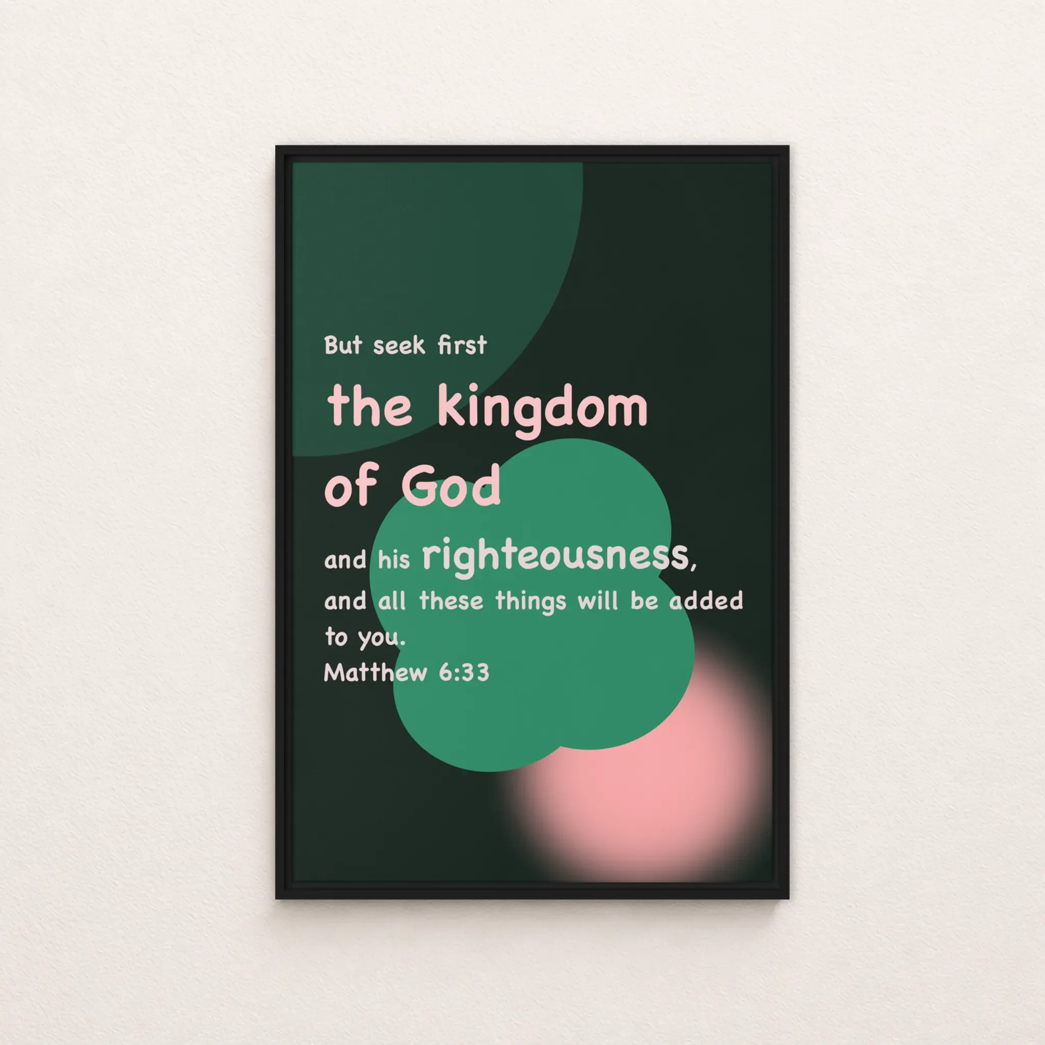 Seek First the Kingdom of God