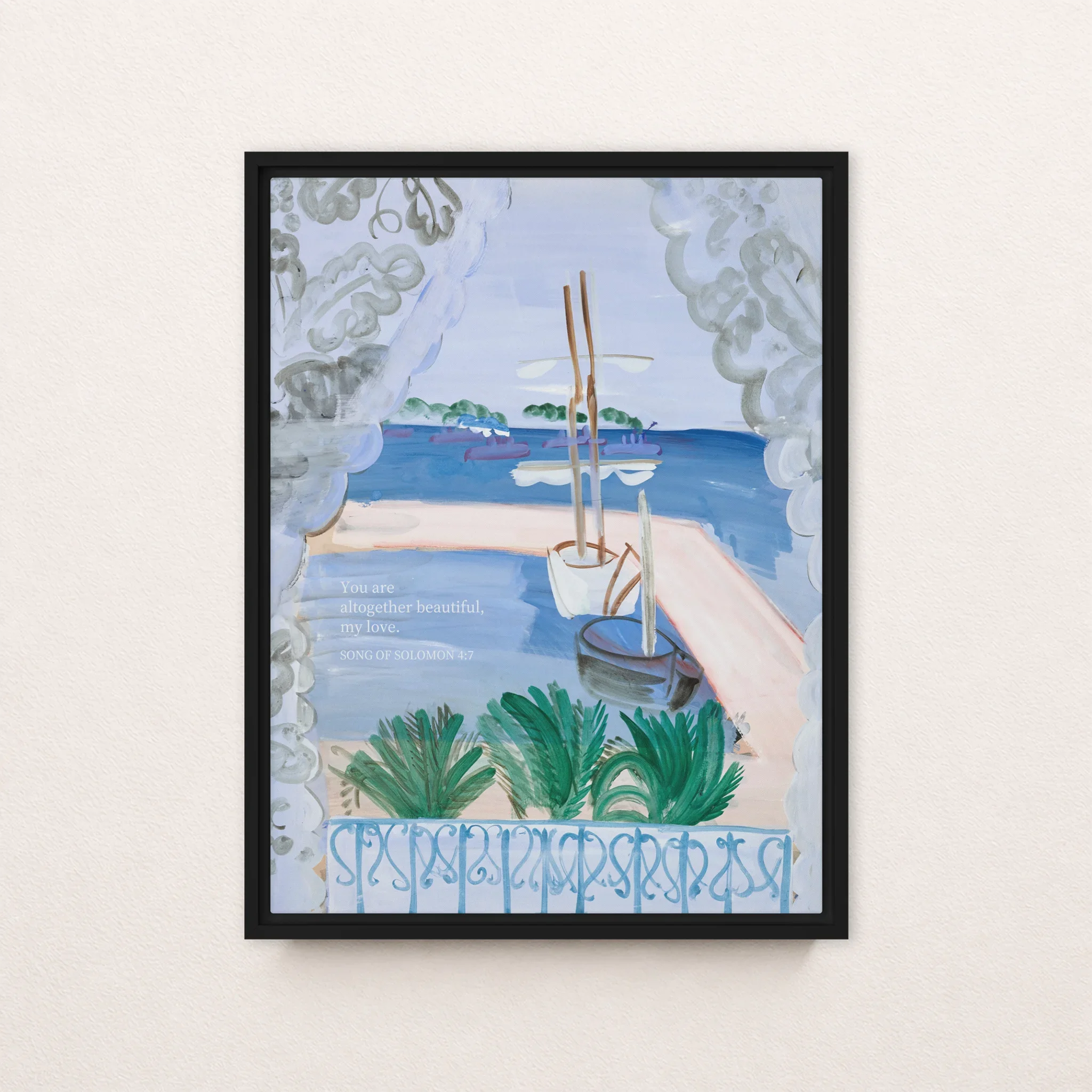 you-are-beautiful-song-of-solomon-4-7-framed-canvas-18x24-front.webp