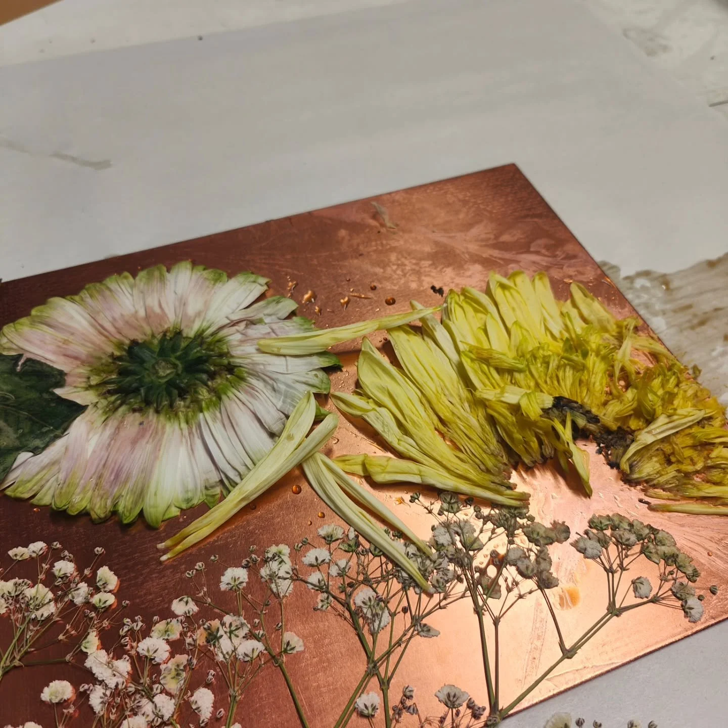 Seeking to improve, my knowledge of the fundamentals, so spending some time with some soft ground etching.  Every day a school day! 

****

#intaglioprintmaking 
#softgroundetching 
#softground