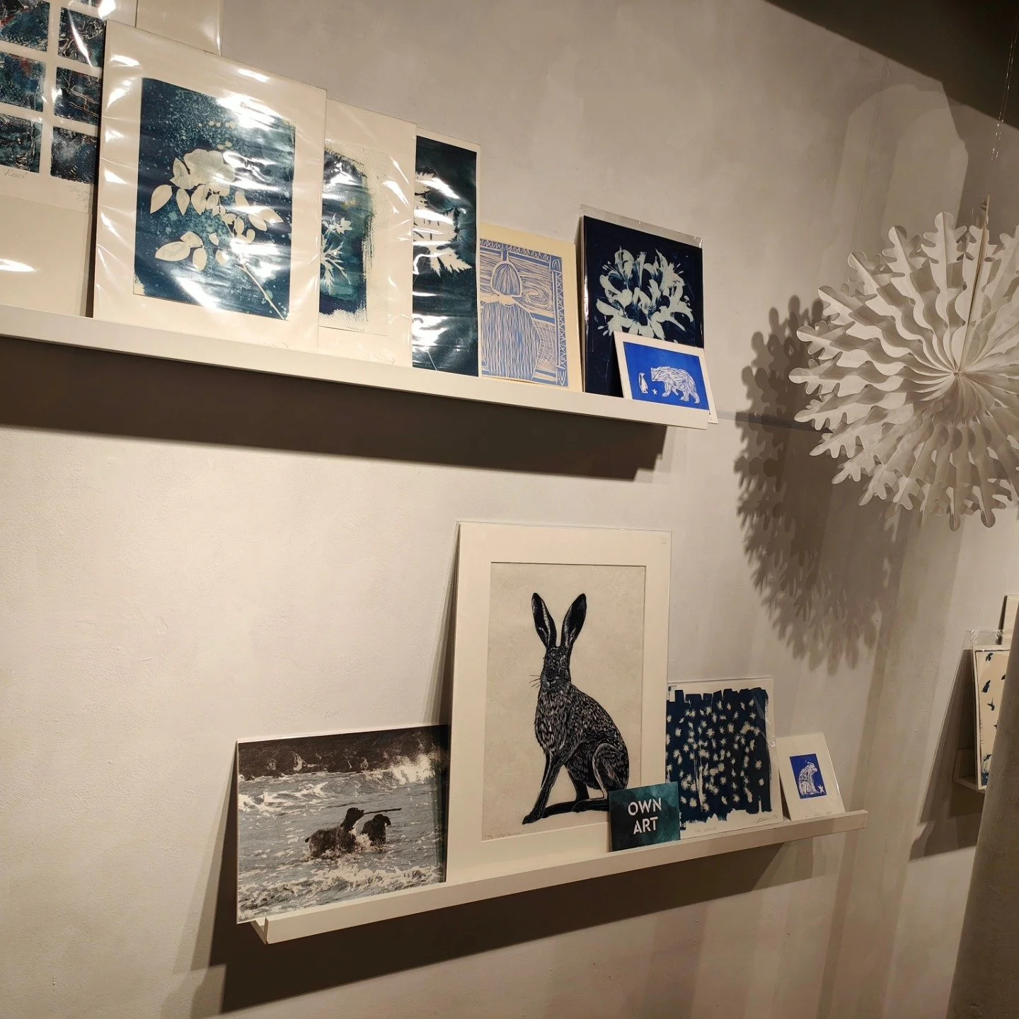 The weather outside may be frightful, but inside the printed matter is delightful! @northernprint.org.uk lovely art at a range of price points, something for everyone. Struggling to think of a Christmas present for that loved one....... Print!! 

***