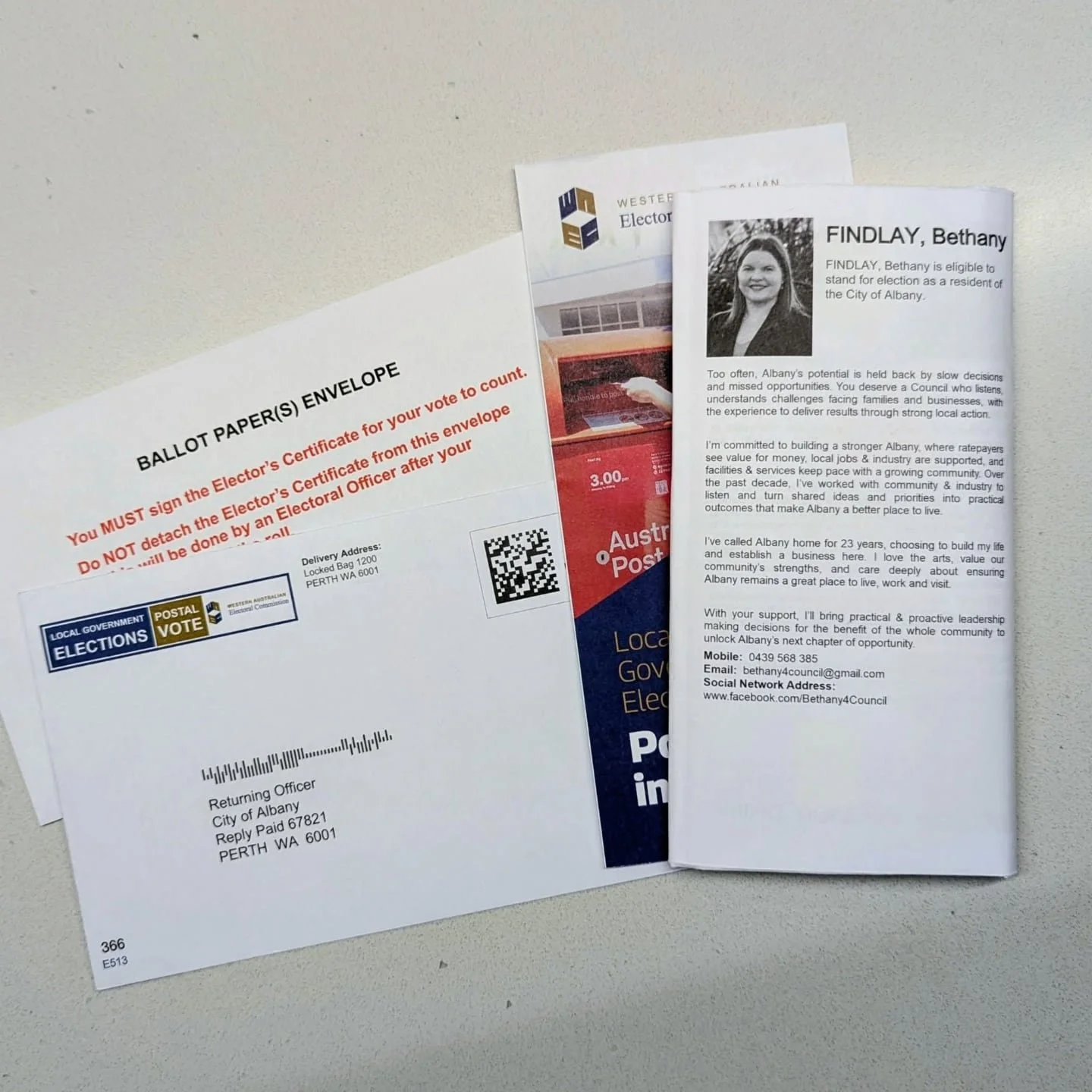 🗳️ DON&rsquo;T FORGET TO VOTE! Postal votes must reach the WA Electoral Commission Returning Officer by 6pm tomorrow (Saturday, 18 October). Votes received after this time will not be counted.

Today (Friday):
✅ Hand-deliver your completed vote or g