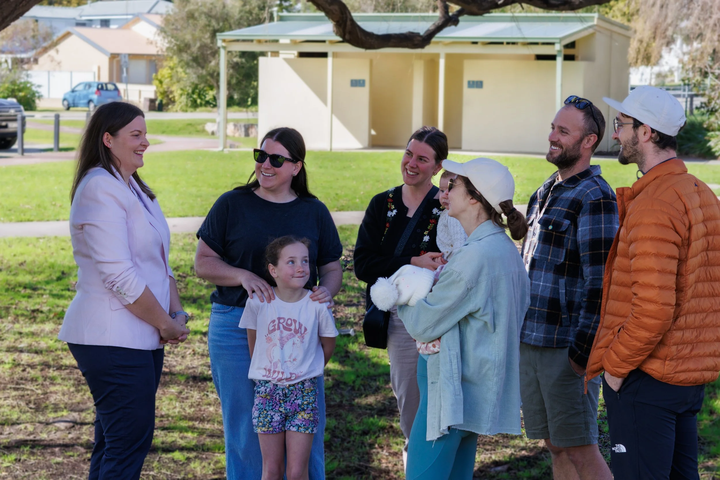 Bethany Findlay Campagning in Albany WA