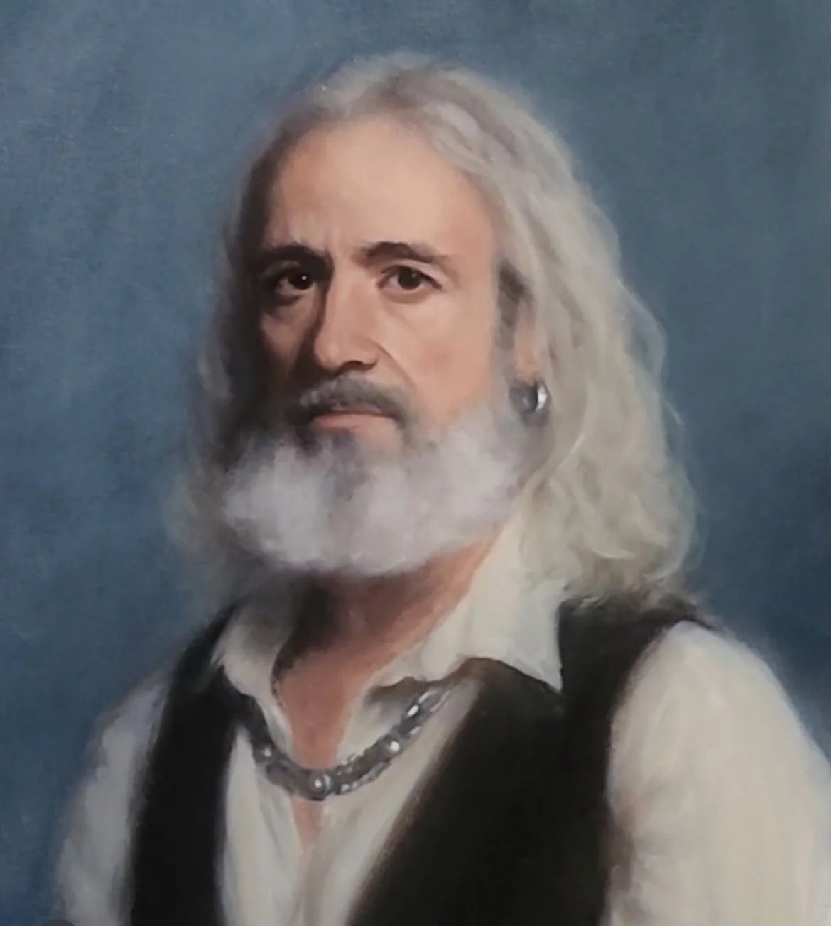 {Name of work}, {dimensions), oil on canvas 