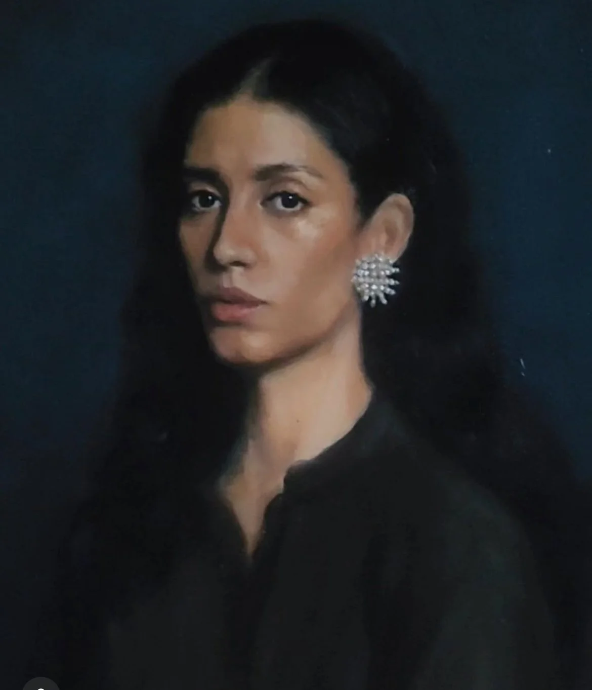 {Name of work}, {dimensions), oil on canvas 