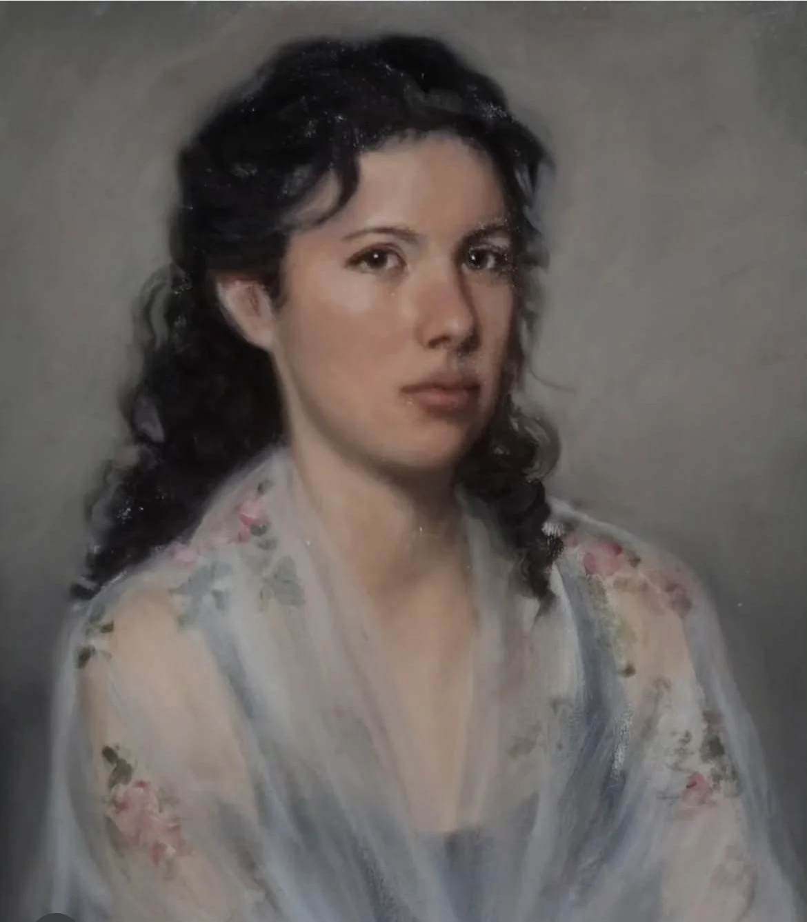 {Name of work}, {dimensions), oil on canvas 