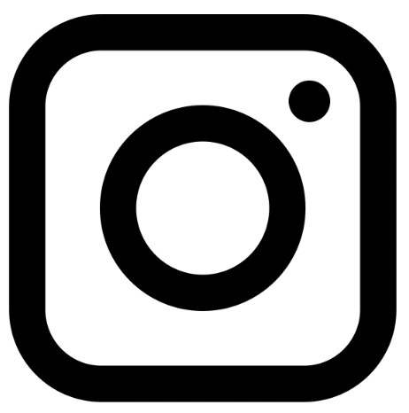 黑白的 Instagram 标志