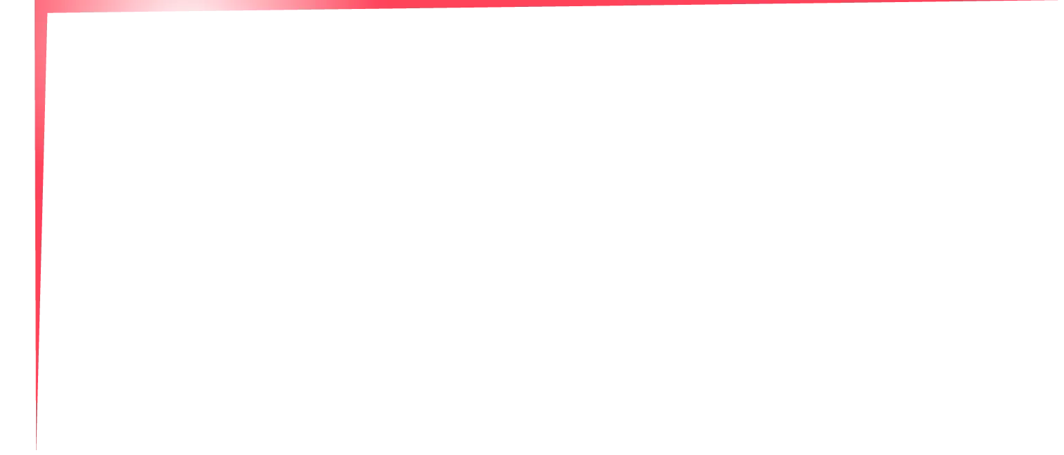 Red corner decorative element.