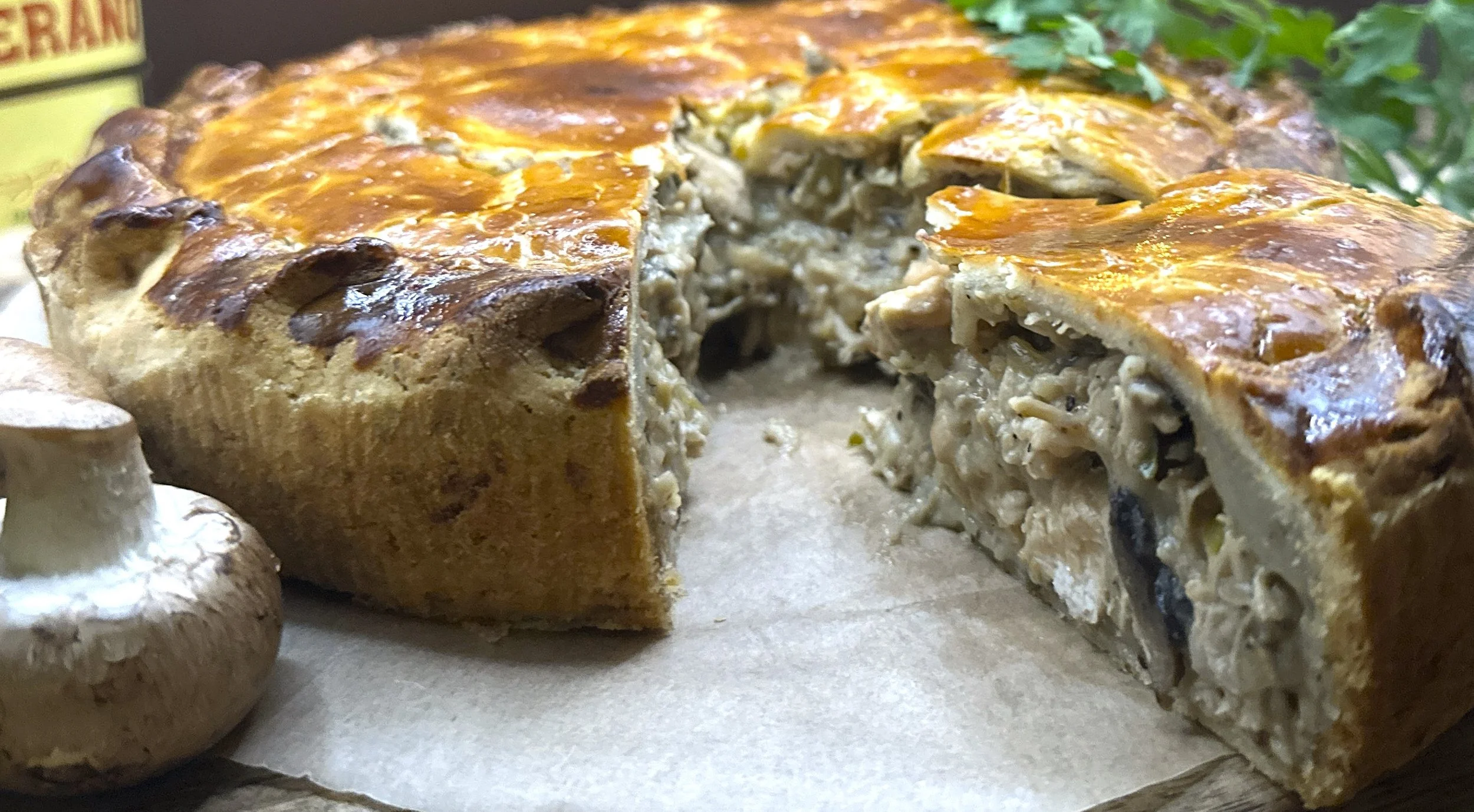 Chicken & Mushroom Pie
