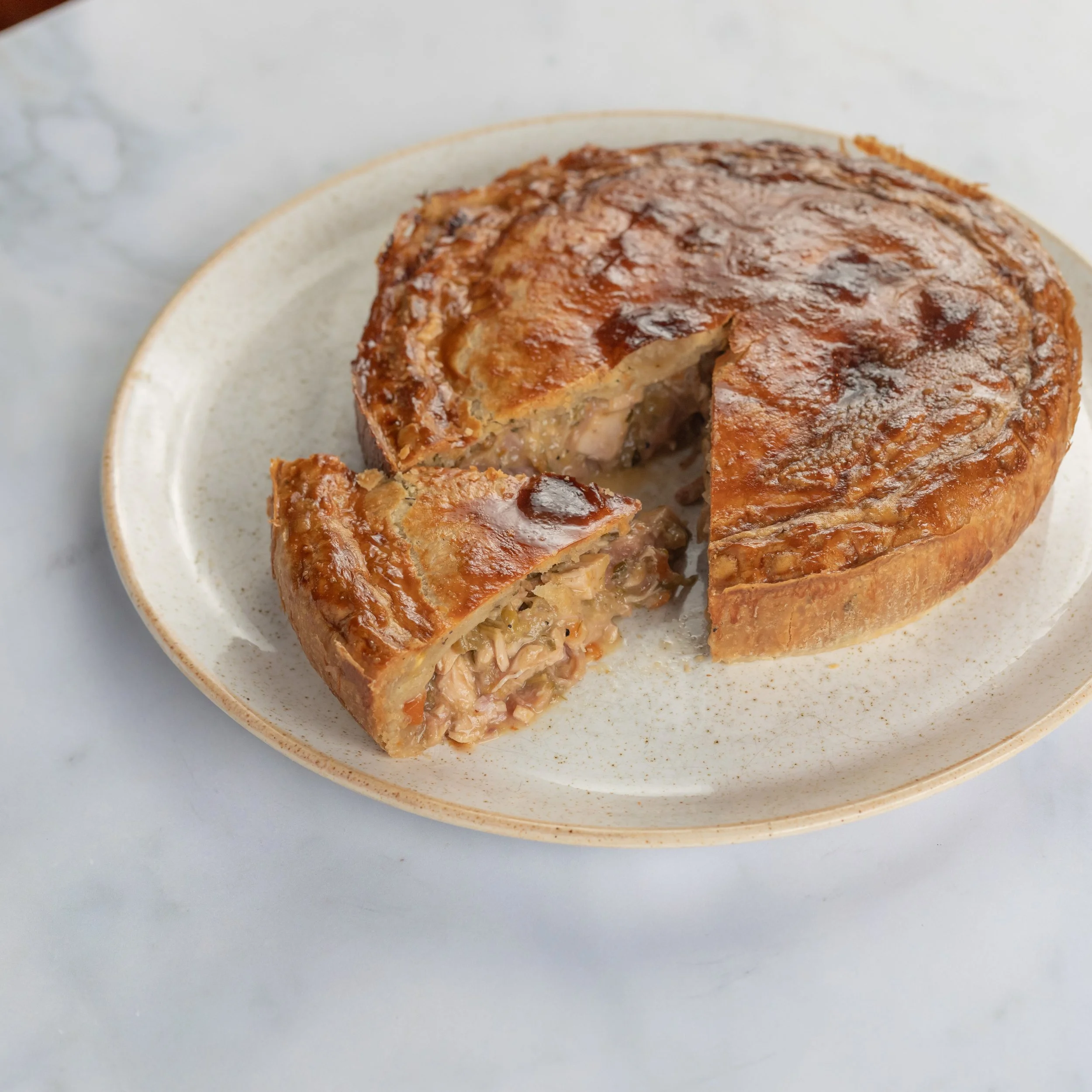 Chicken, Ham Hock & Leek Pie