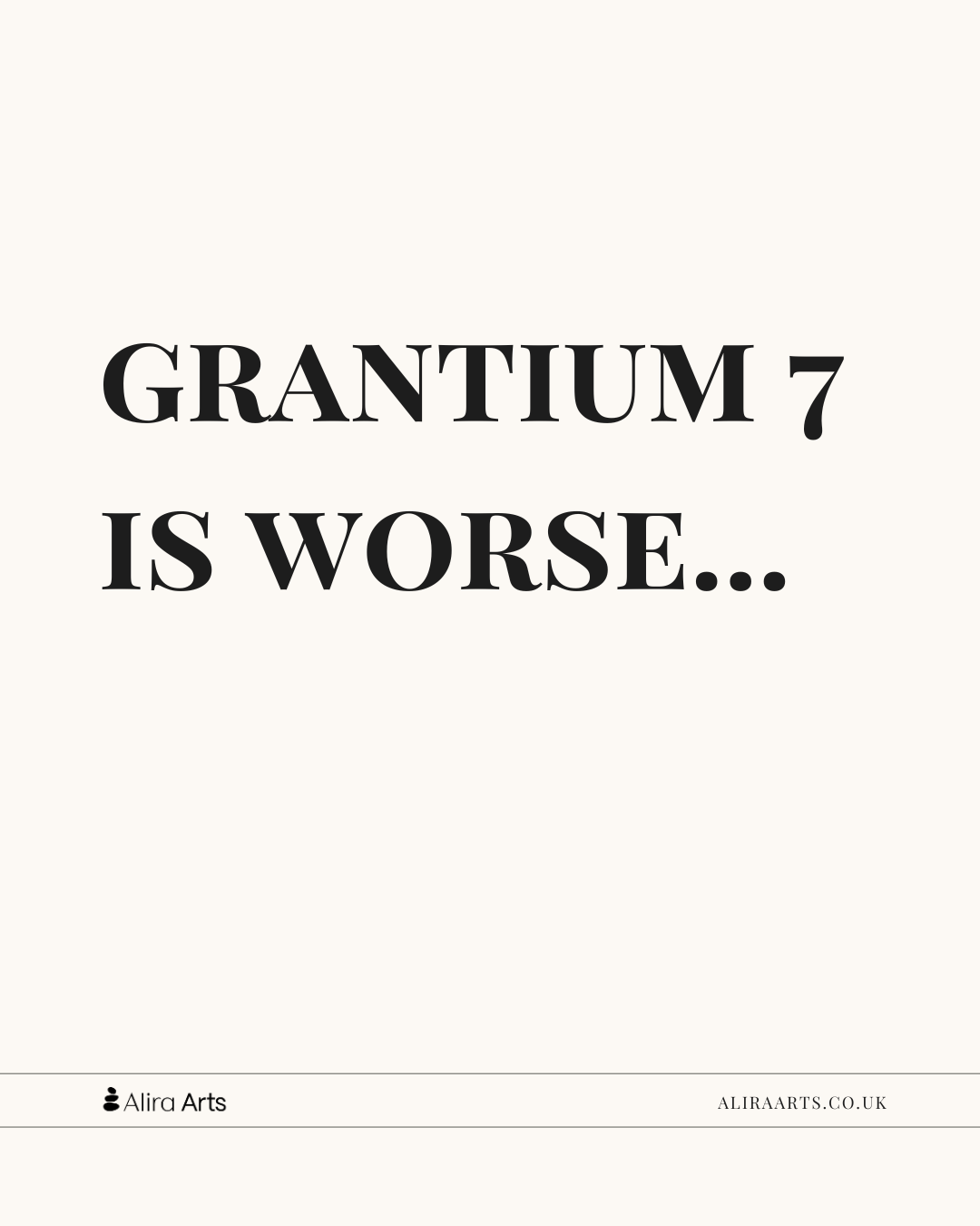 Grantium 7.0: Same Problems, Bigger Platform