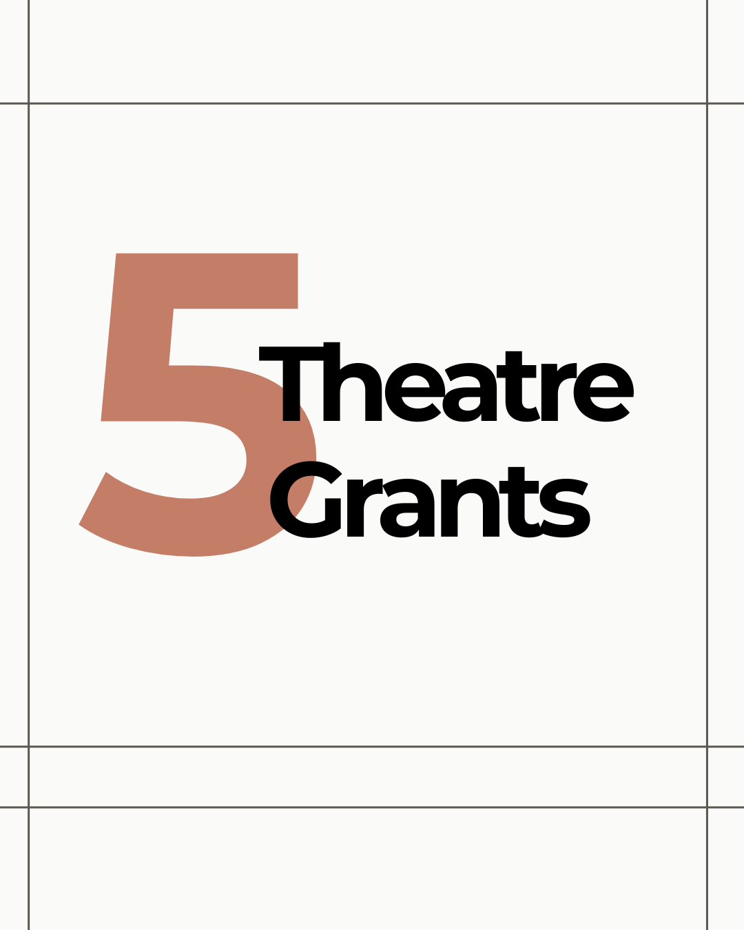 5 Theatre Grants for April 2026