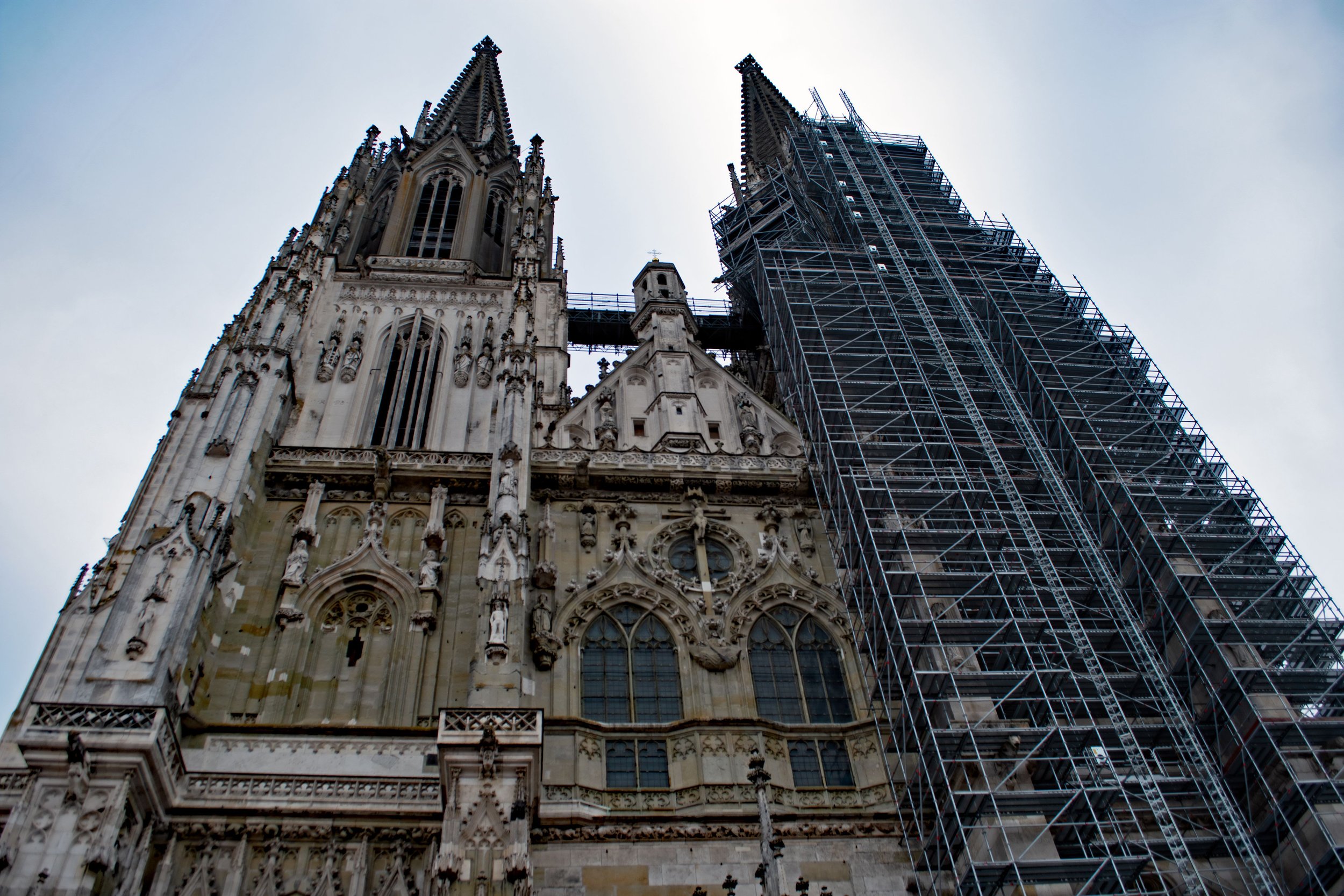 Historic building under renovation 