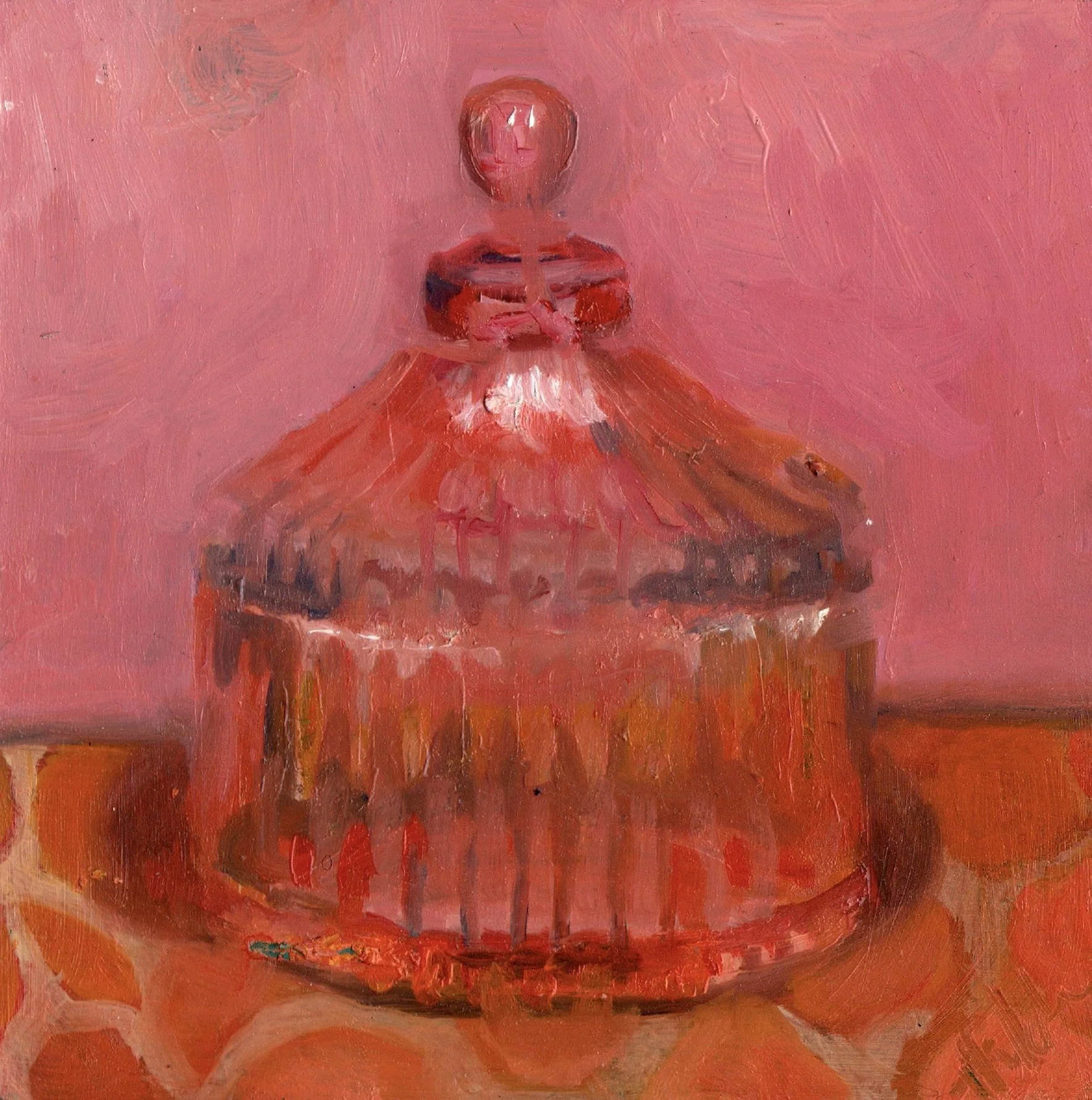 Sweetie Jar, 6x6in, oil on board (sold)