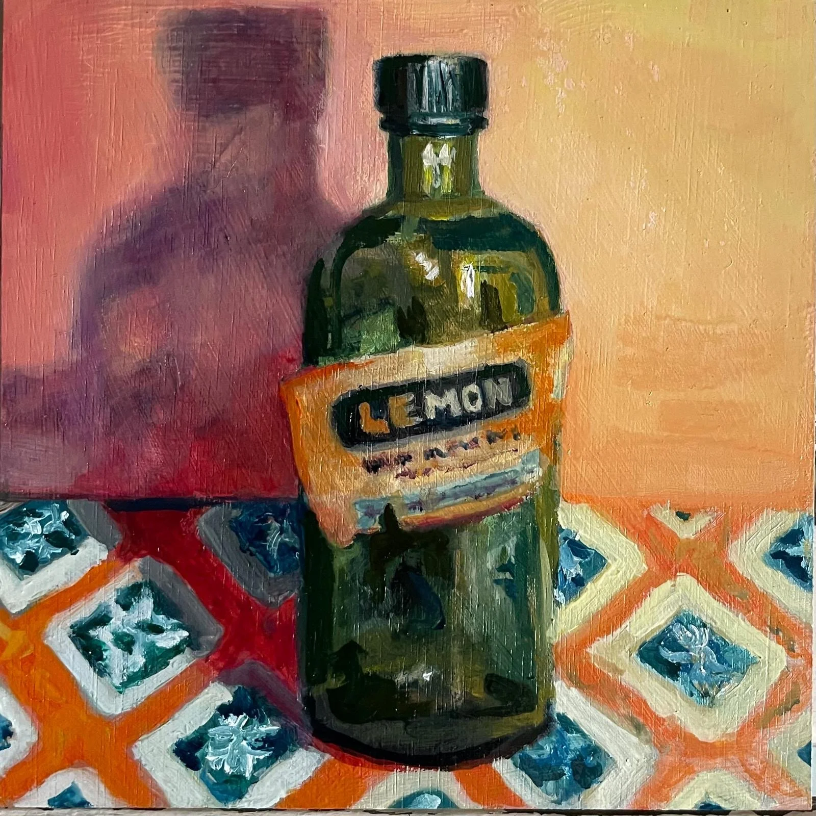 "Lemon", 6x6in, oil on board (sold)