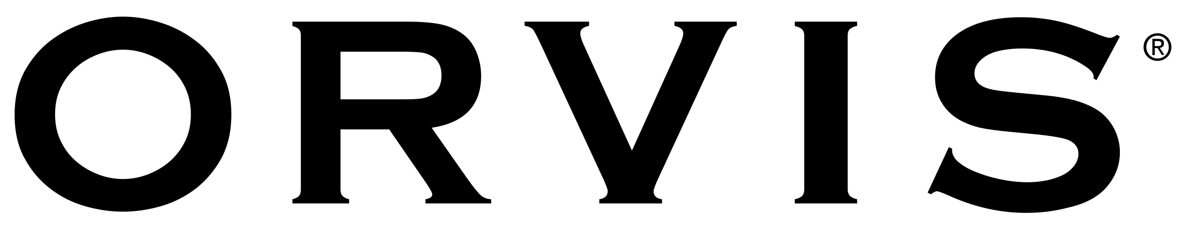 The Orvis logo. Loyton is proud to be an endorsed partner of Orvis.