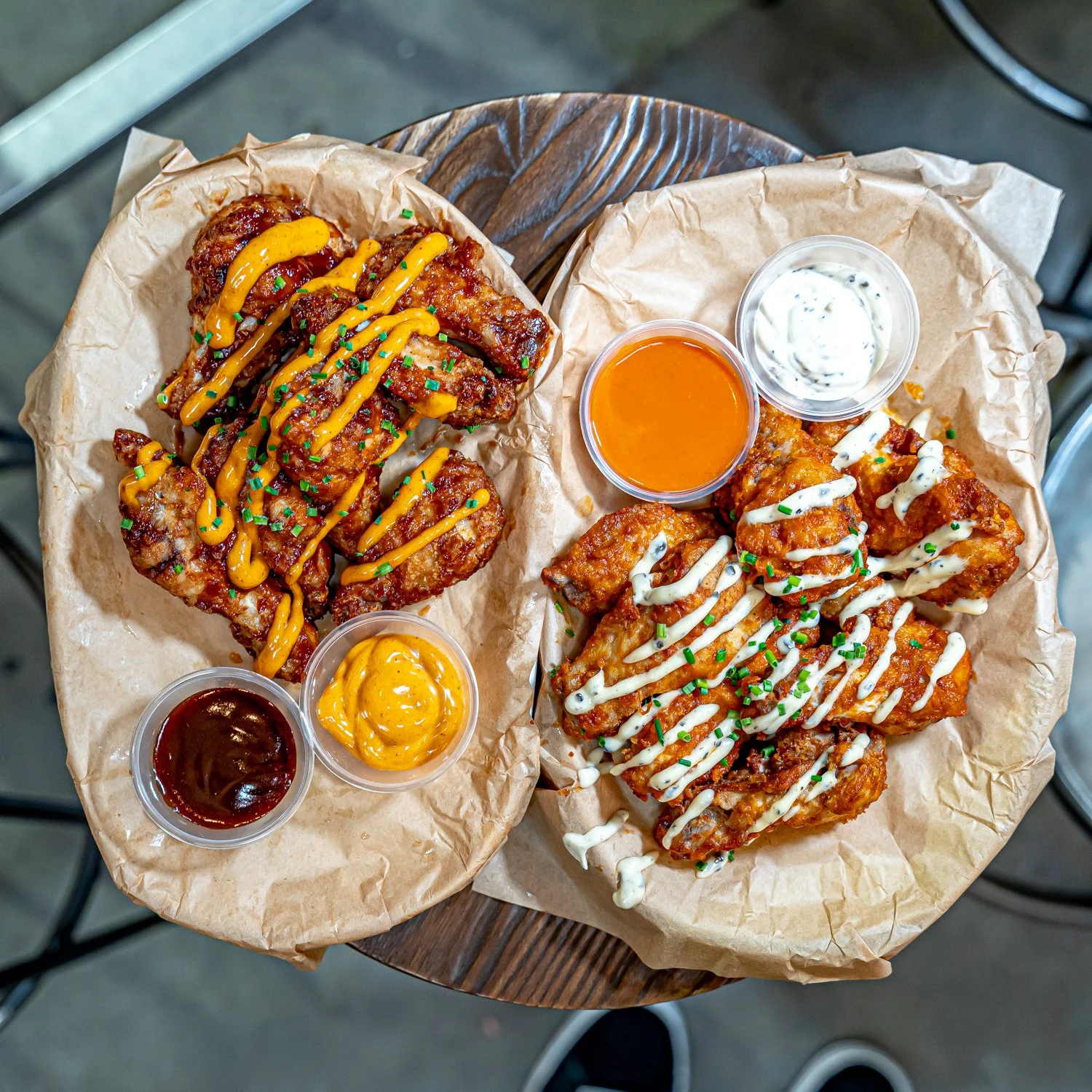 Smoked chicken wings