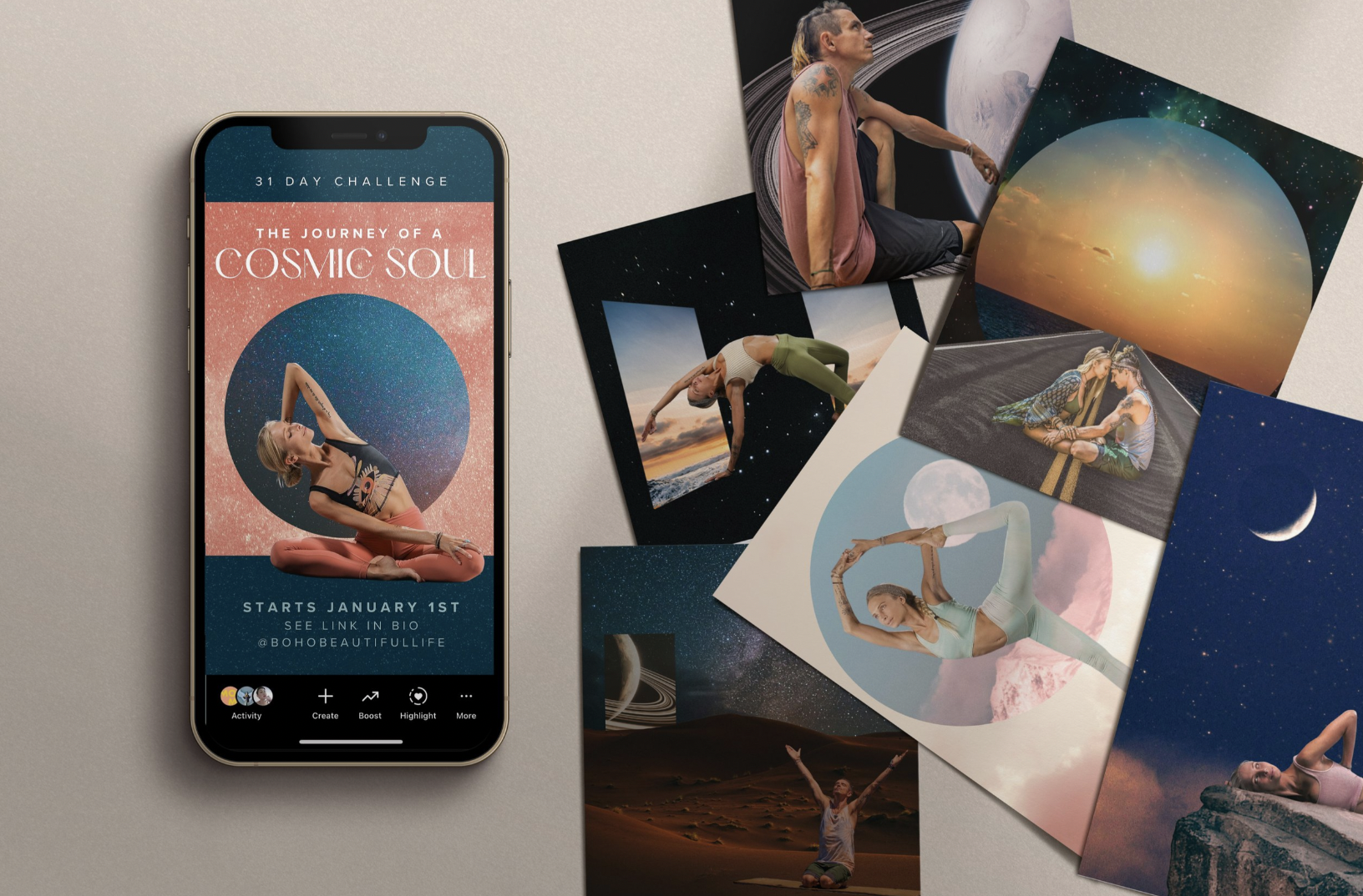 Yoga Design and Social Media